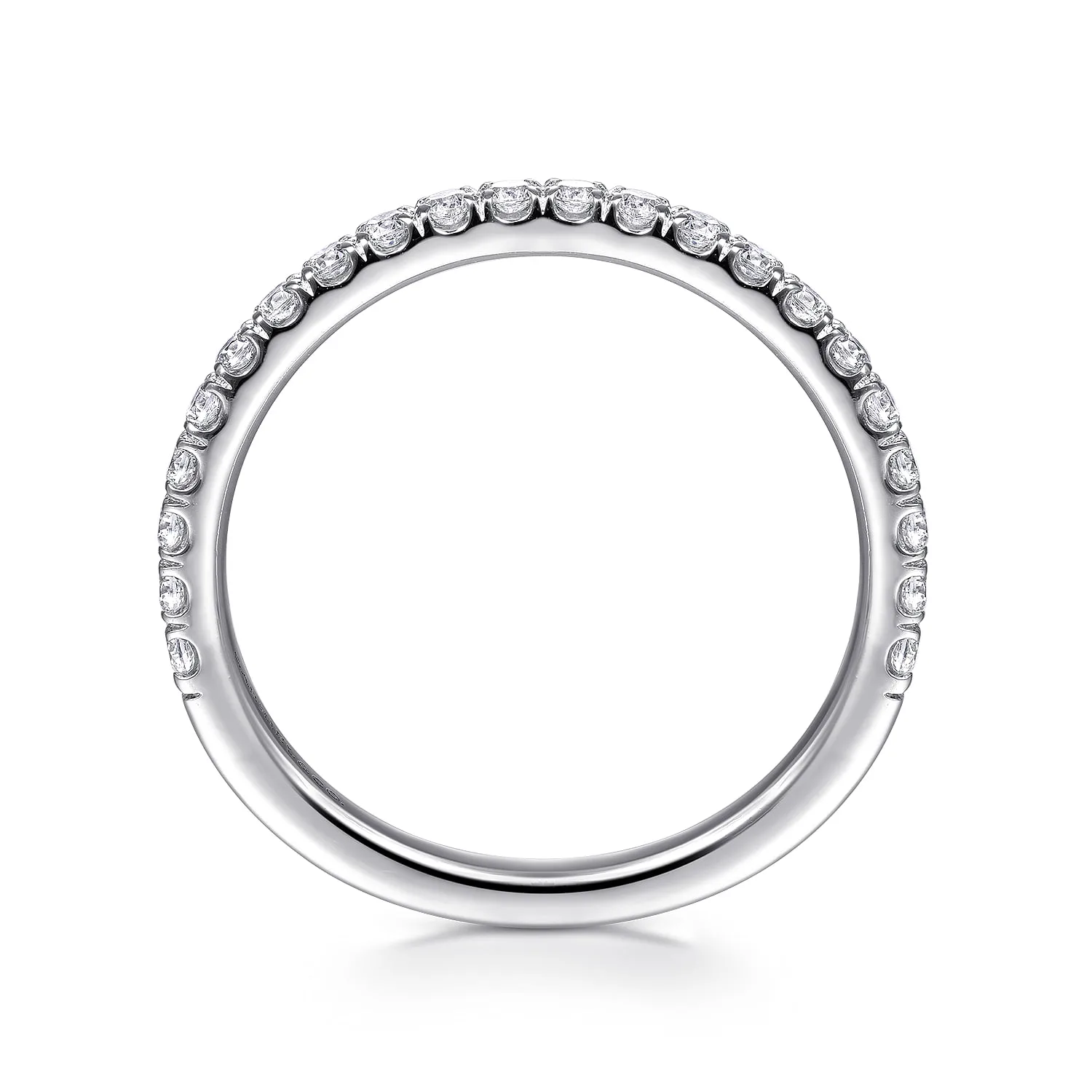 Matching Wedding Band in 14K White Gold, photograph 2