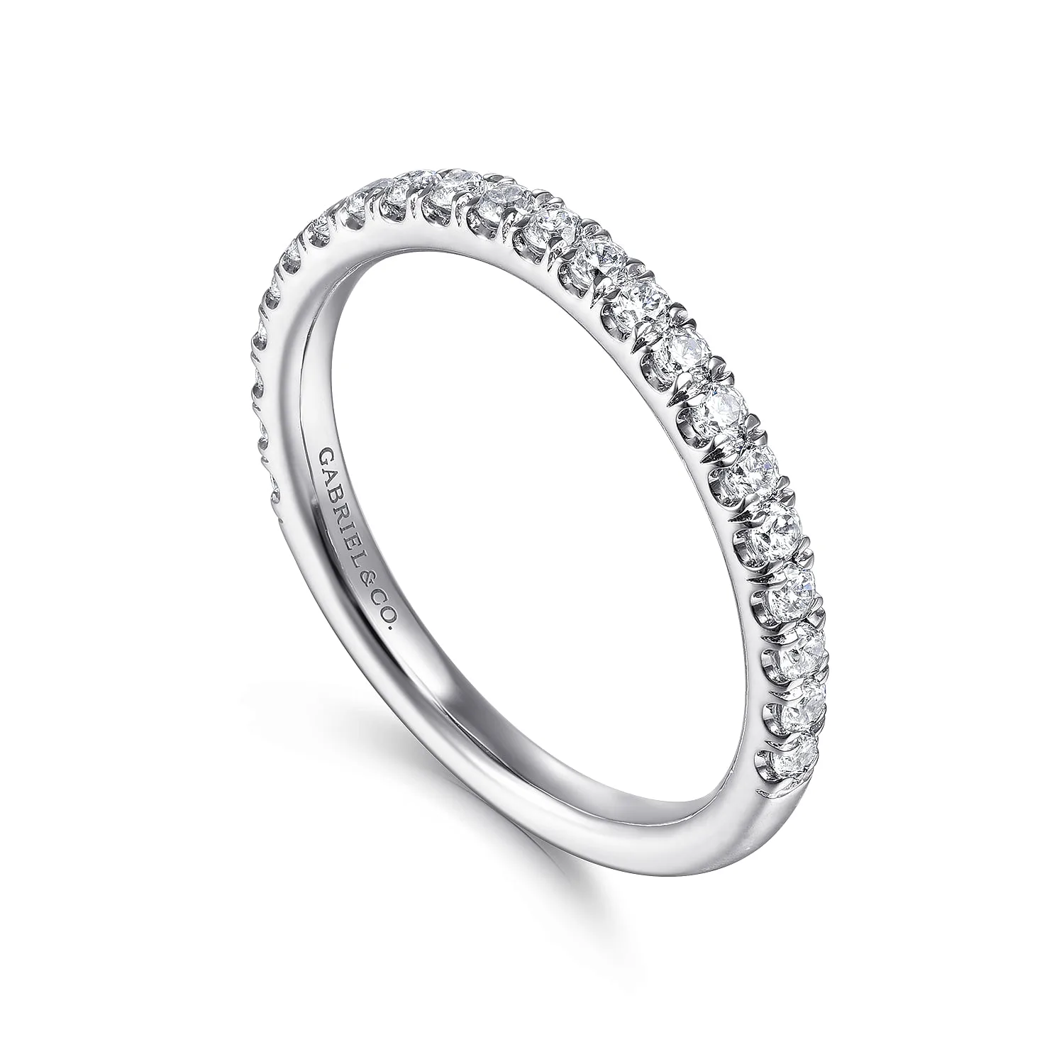 Matching Wedding Band in 14K White Gold, photograph 3