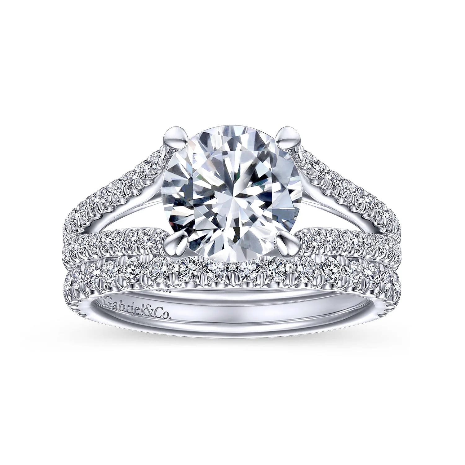 Matching Wedding Band in 14K White Gold, photograph 4