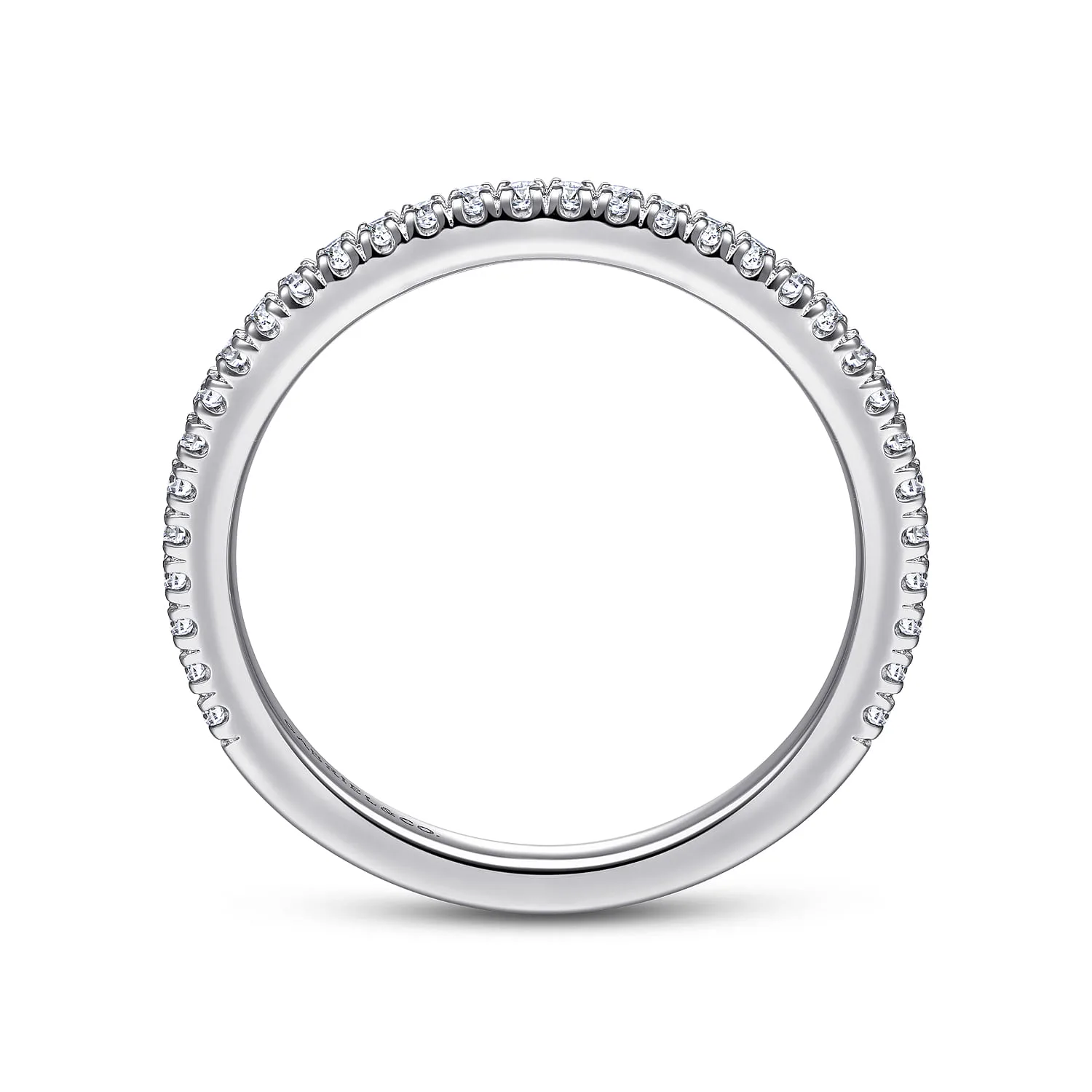 Matching Wedding Band in 14K White Gold, photograph 2