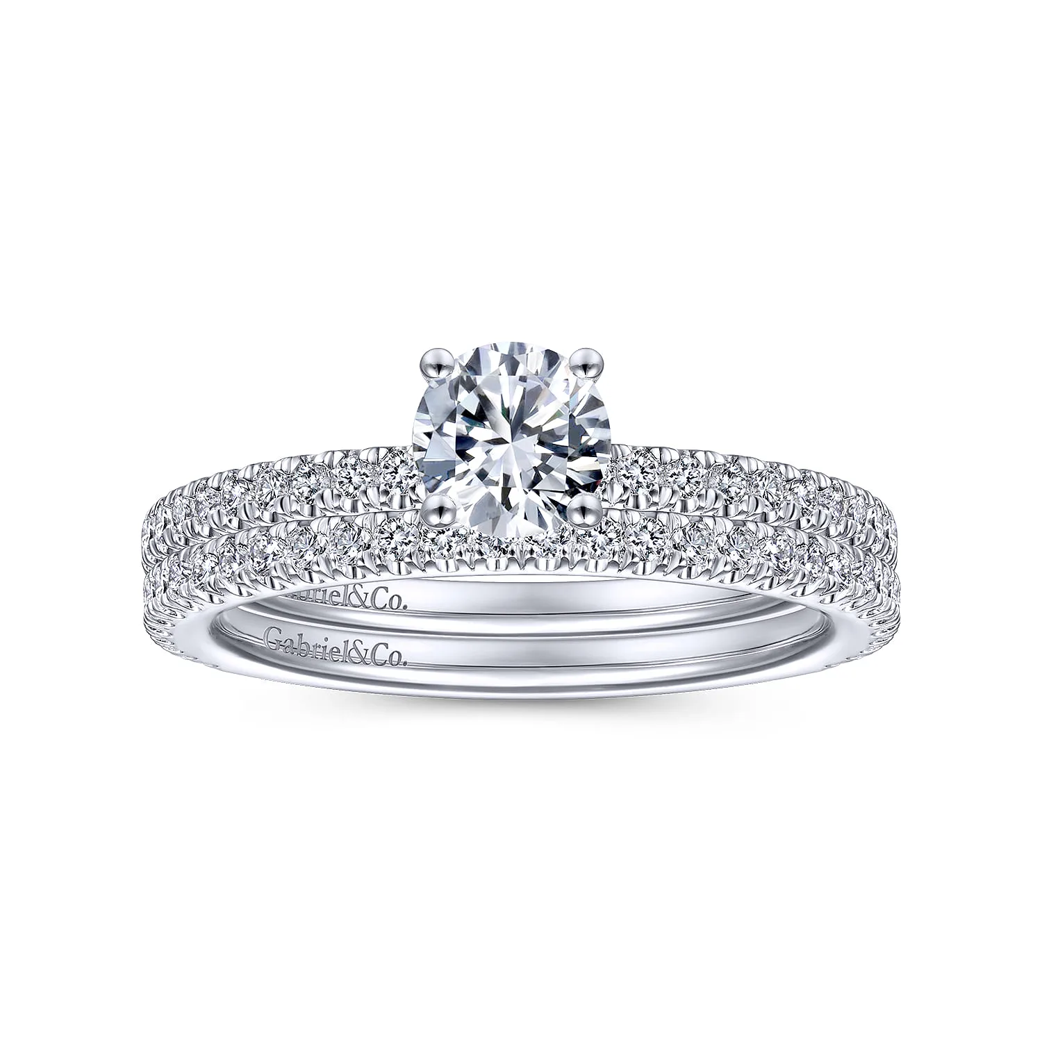 Matching Wedding Band in 14K White Gold, photograph 4