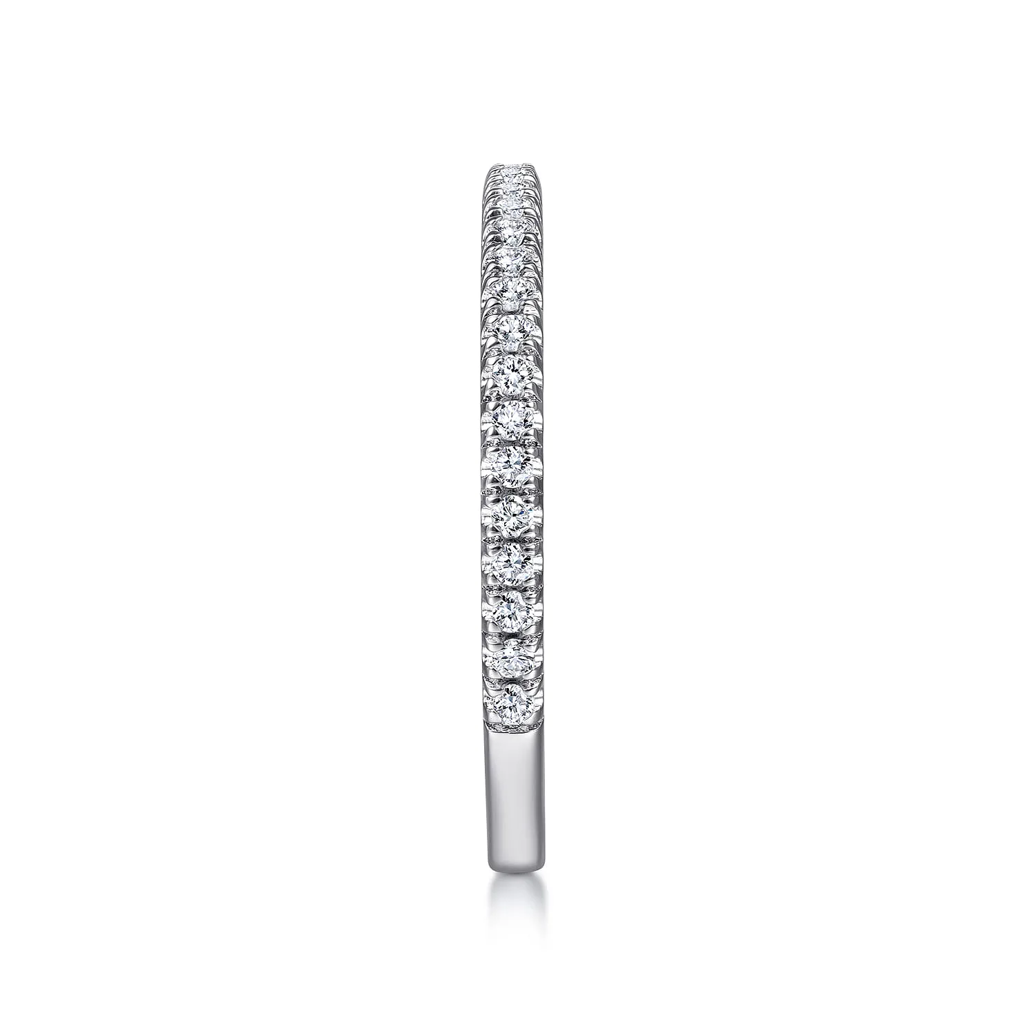 Matching Wedding Band in 14K White Gold, photograph 5