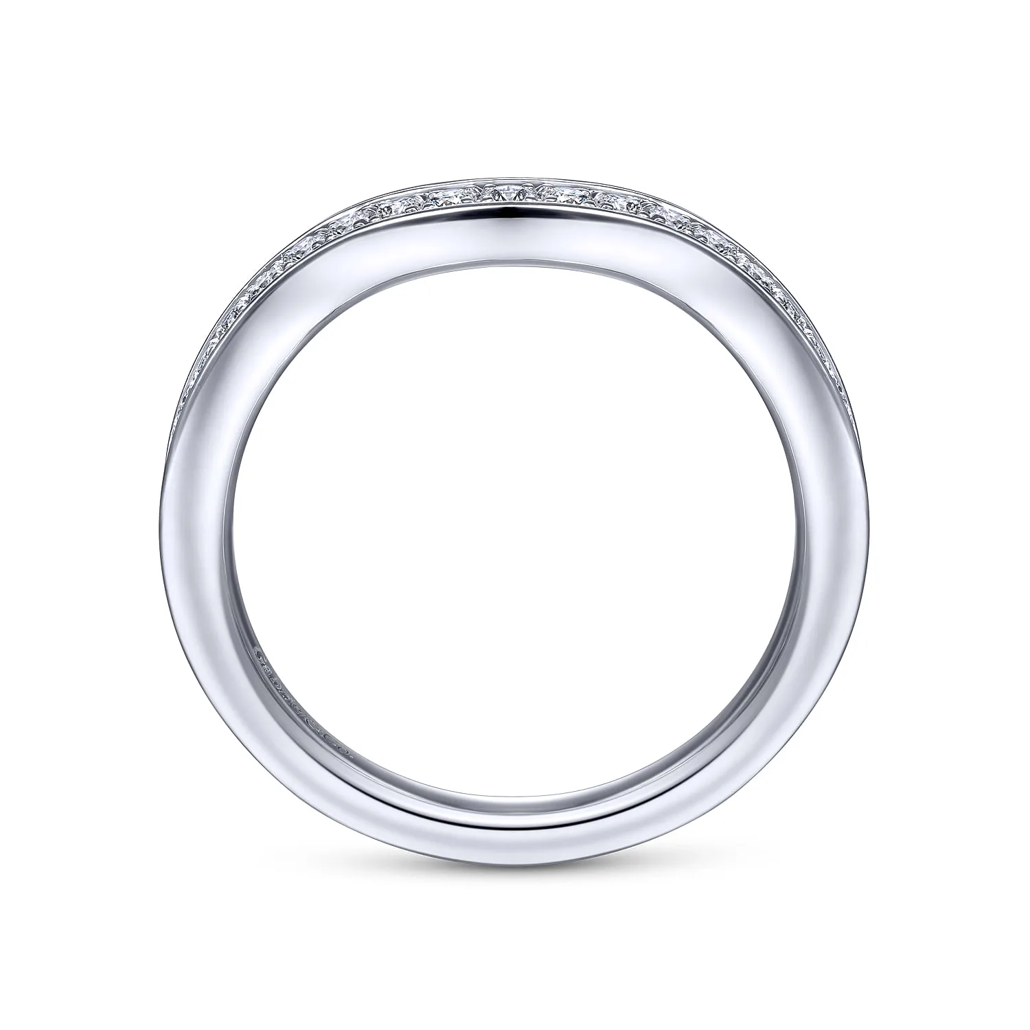 Matching Wedding Band in 14K White Gold, photograph 2