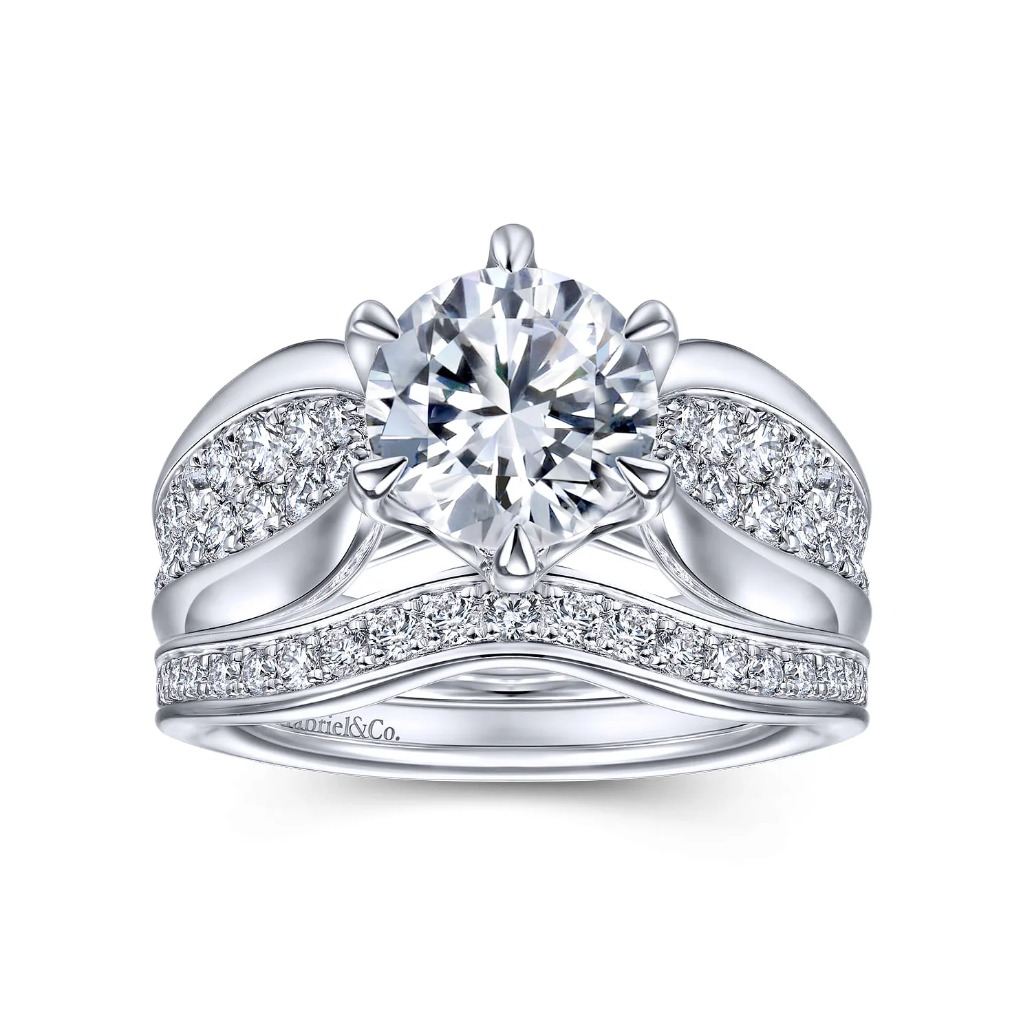 Matching Wedding Band in 14K White Gold, photograph 4