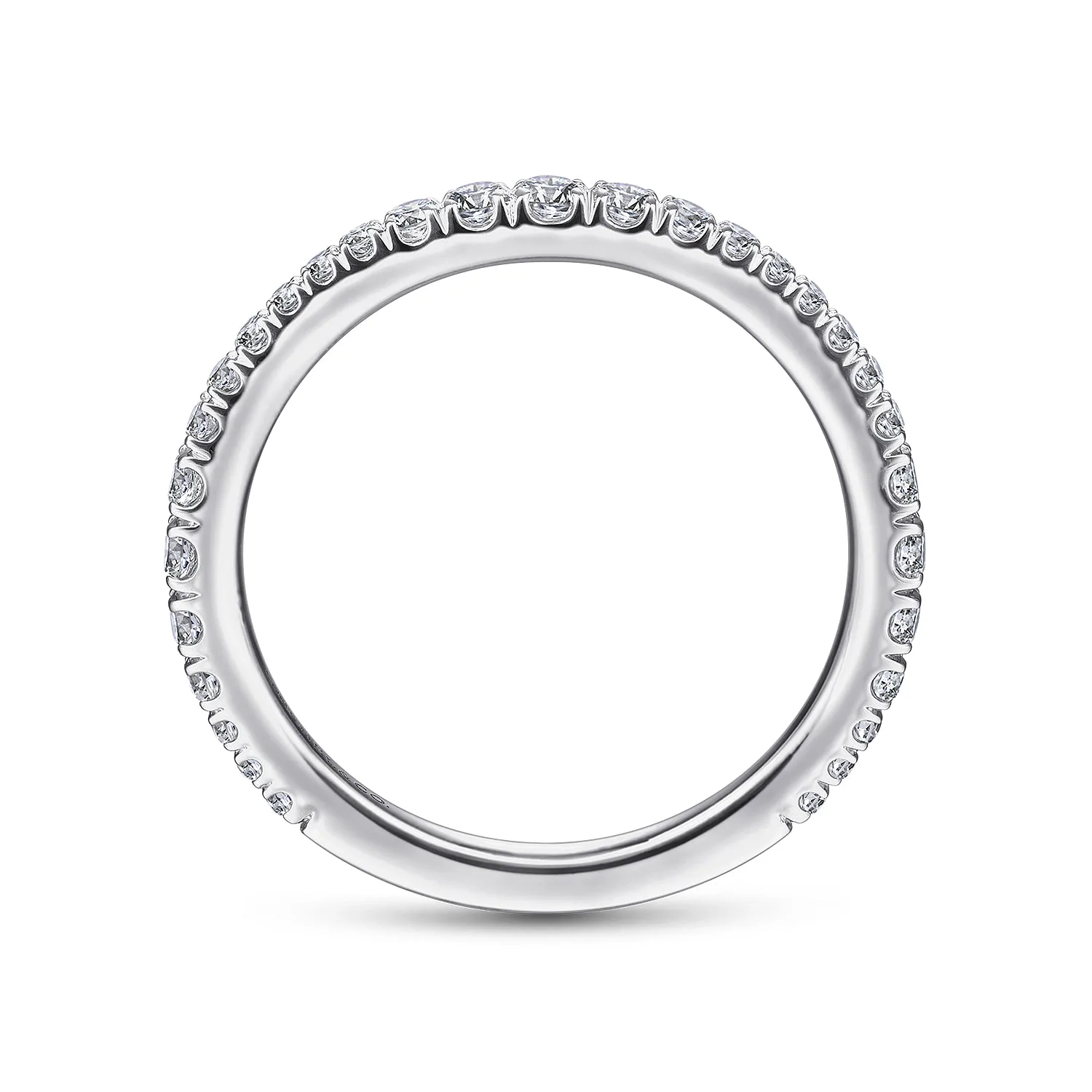 Matching Wedding Band in 14K White Gold, photograph 2