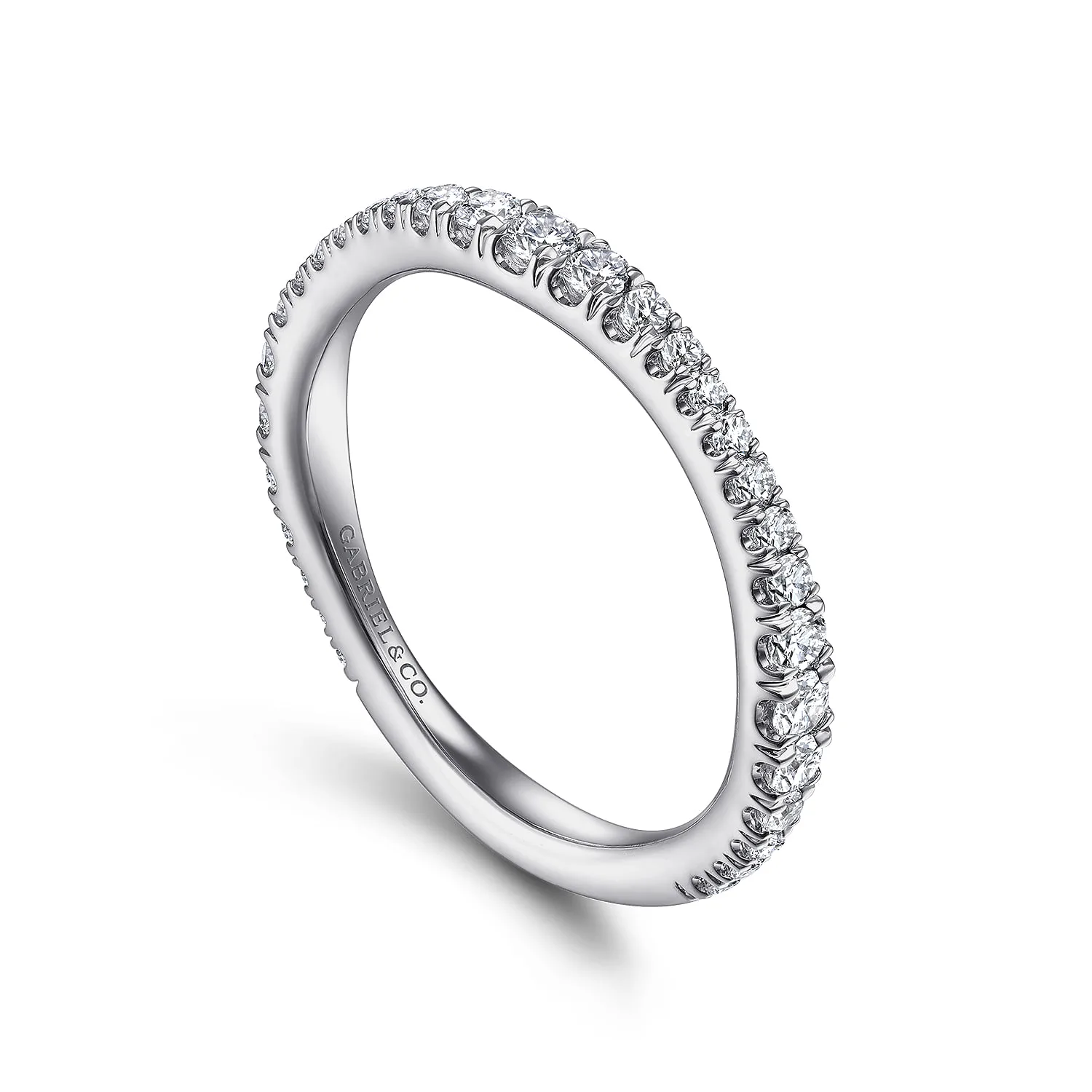 Matching Wedding Band in 14K White Gold, photograph 3