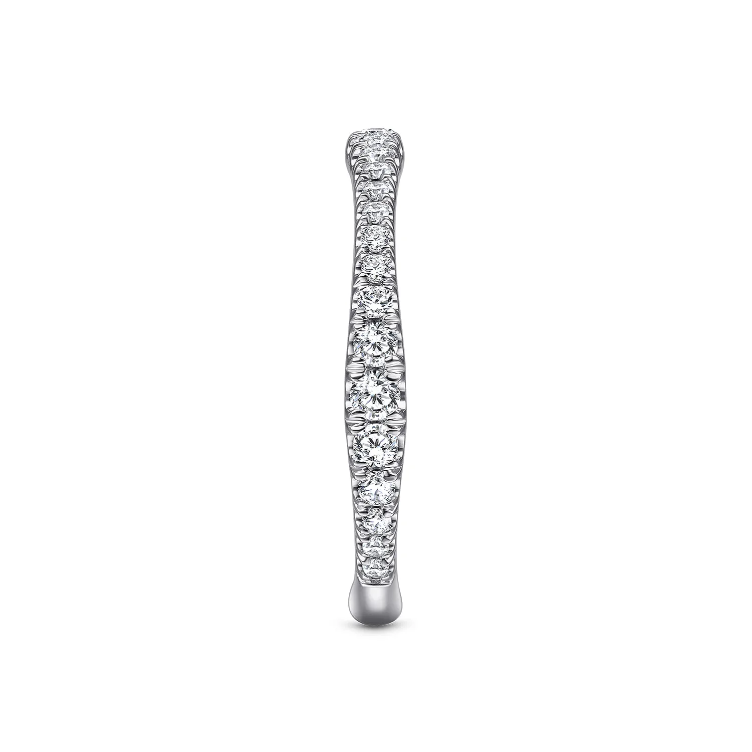 Matching Wedding Band in 14K White Gold, photograph 5