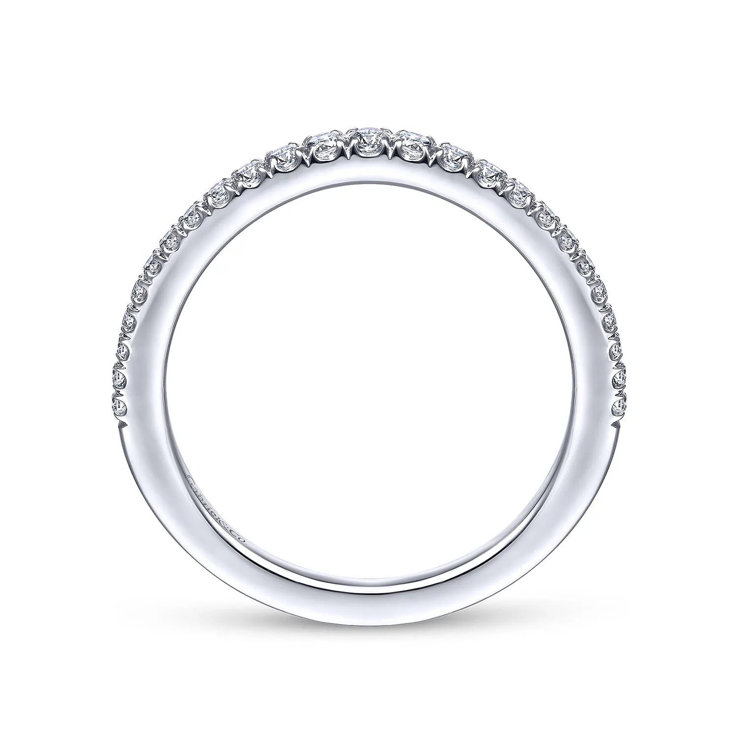 Matching Wedding Band in 14K White Gold, photograph 2