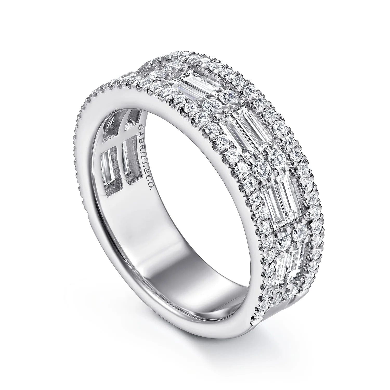 Matching Wedding Band in 14K White Gold, photograph 3