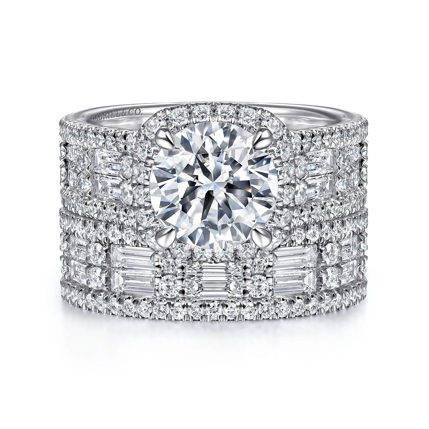 Matching Wedding Band in 14K White Gold, photograph 4