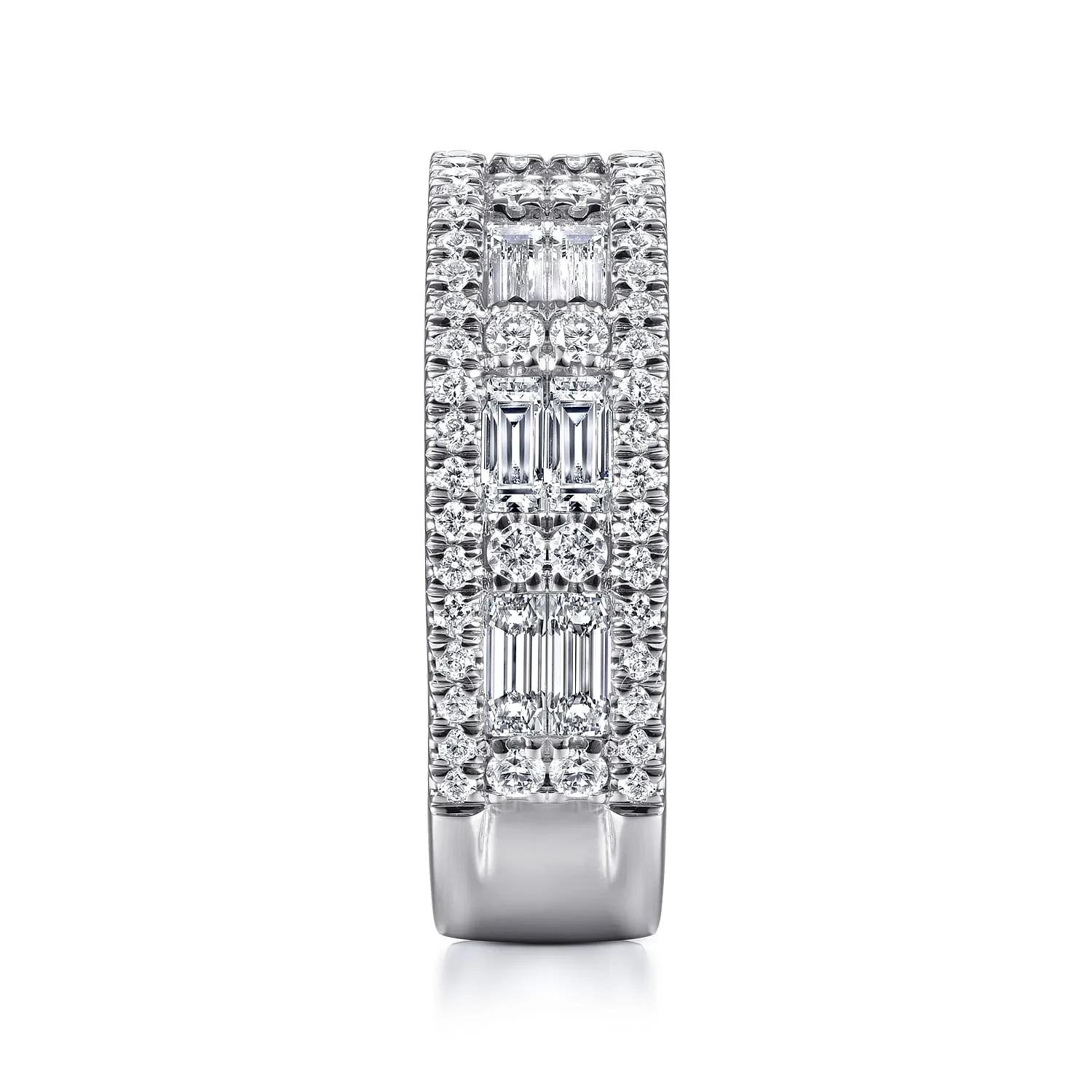 Matching Wedding Band in 14K White Gold, photograph 5