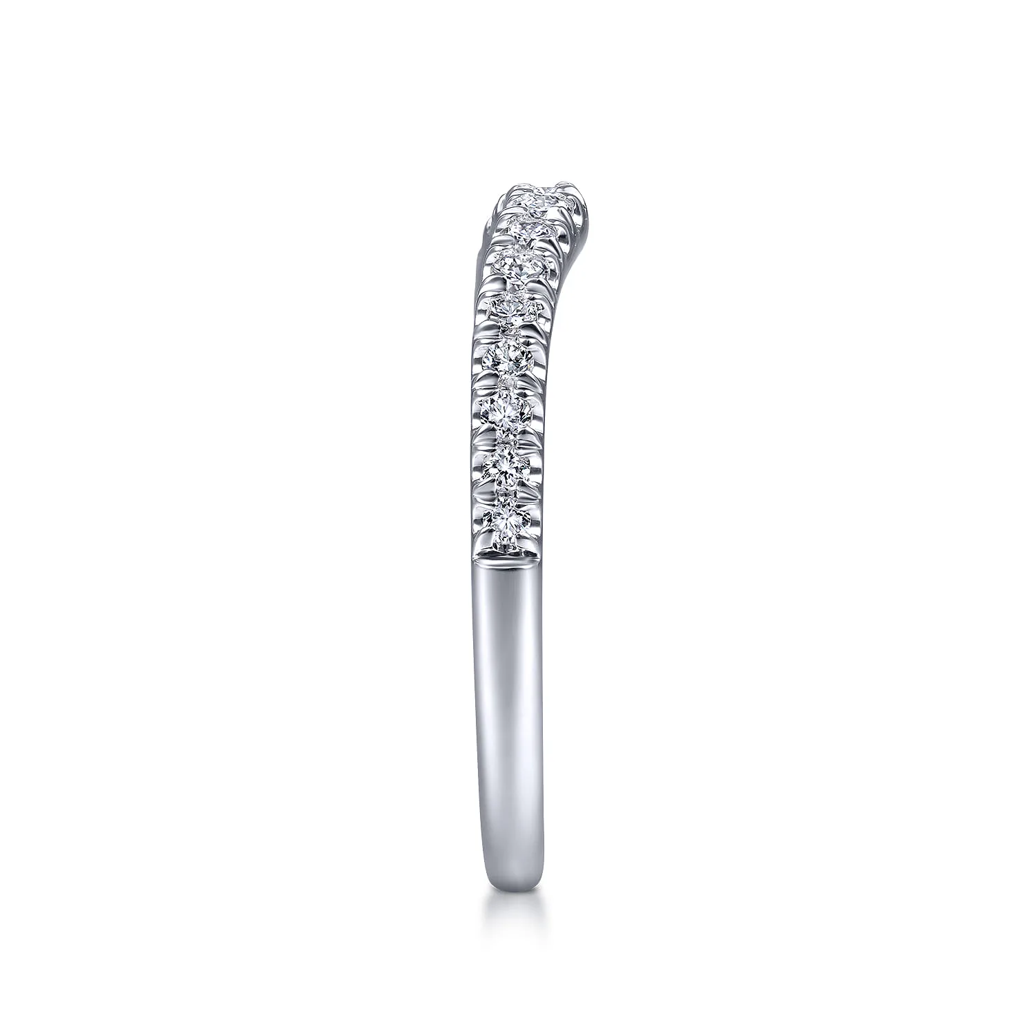 Matching Wedding Band in 14K White Gold, photograph 5