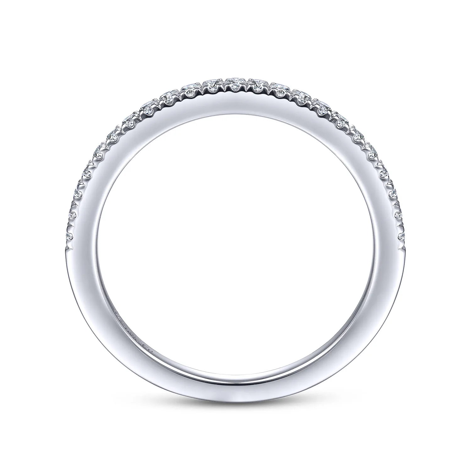 Matching Wedding Band in 14K White Gold, photograph 2