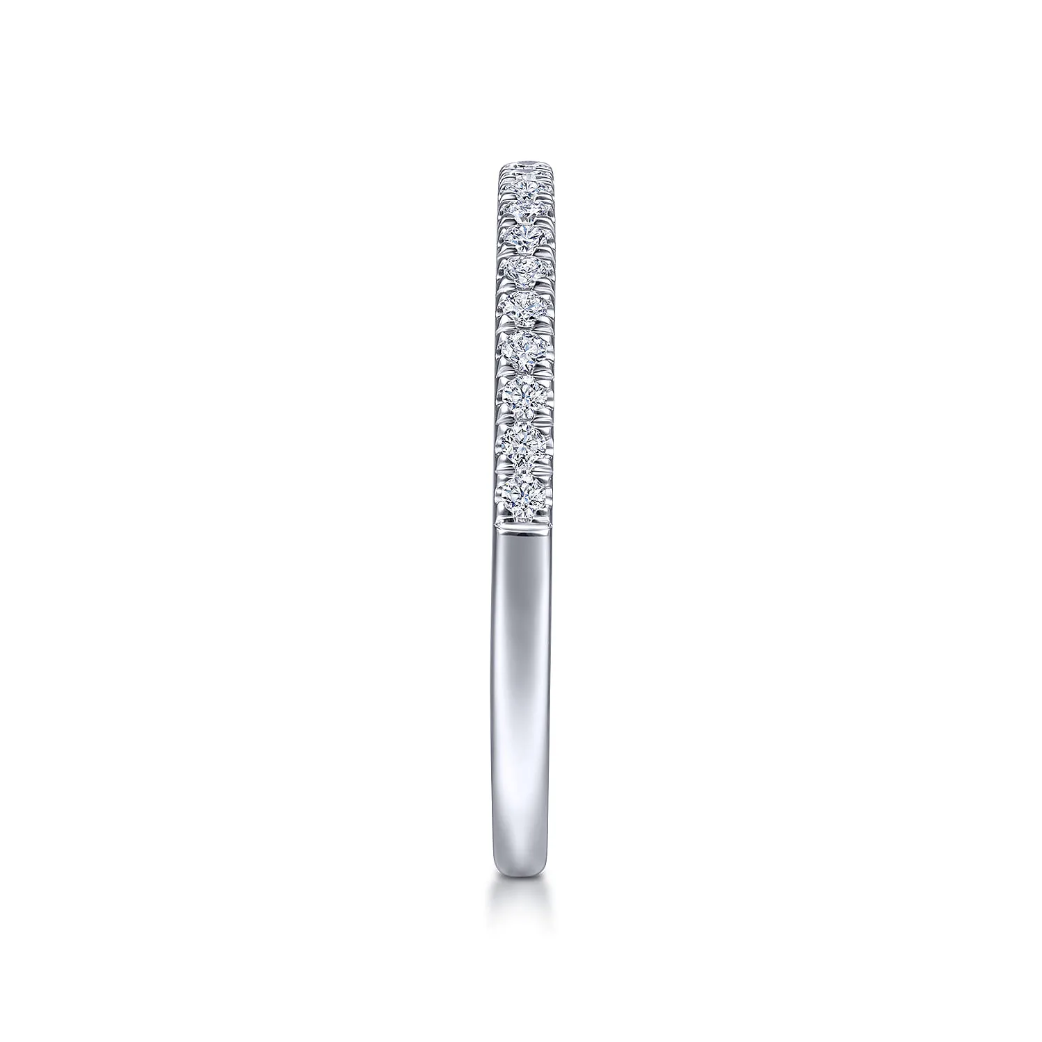 Matching Wedding Band in 14K White Gold, photograph 5
