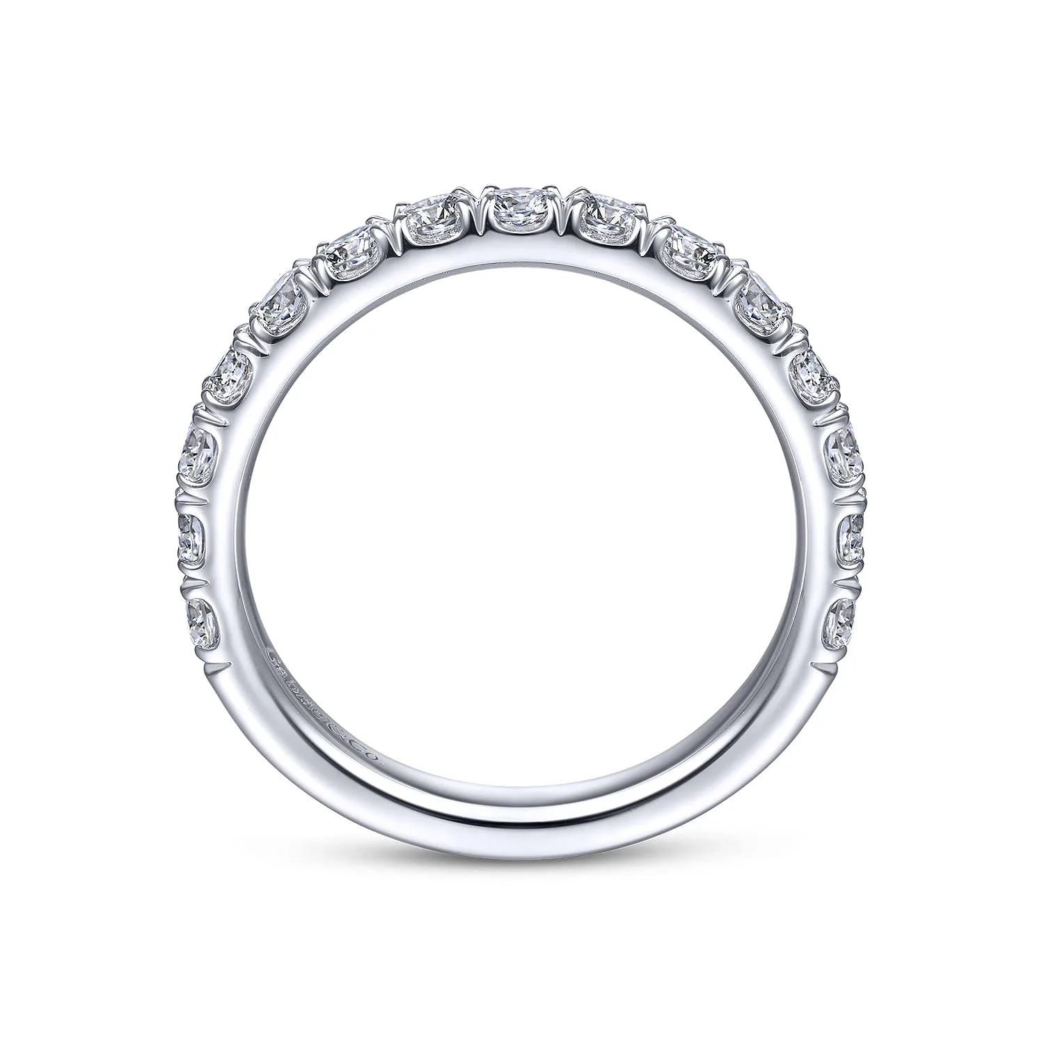 Matching Wedding Band in 14K White Gold, photograph 2