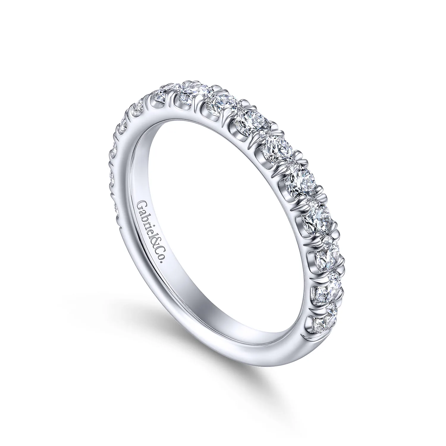 Matching Wedding Band in 14K White Gold, photograph 3