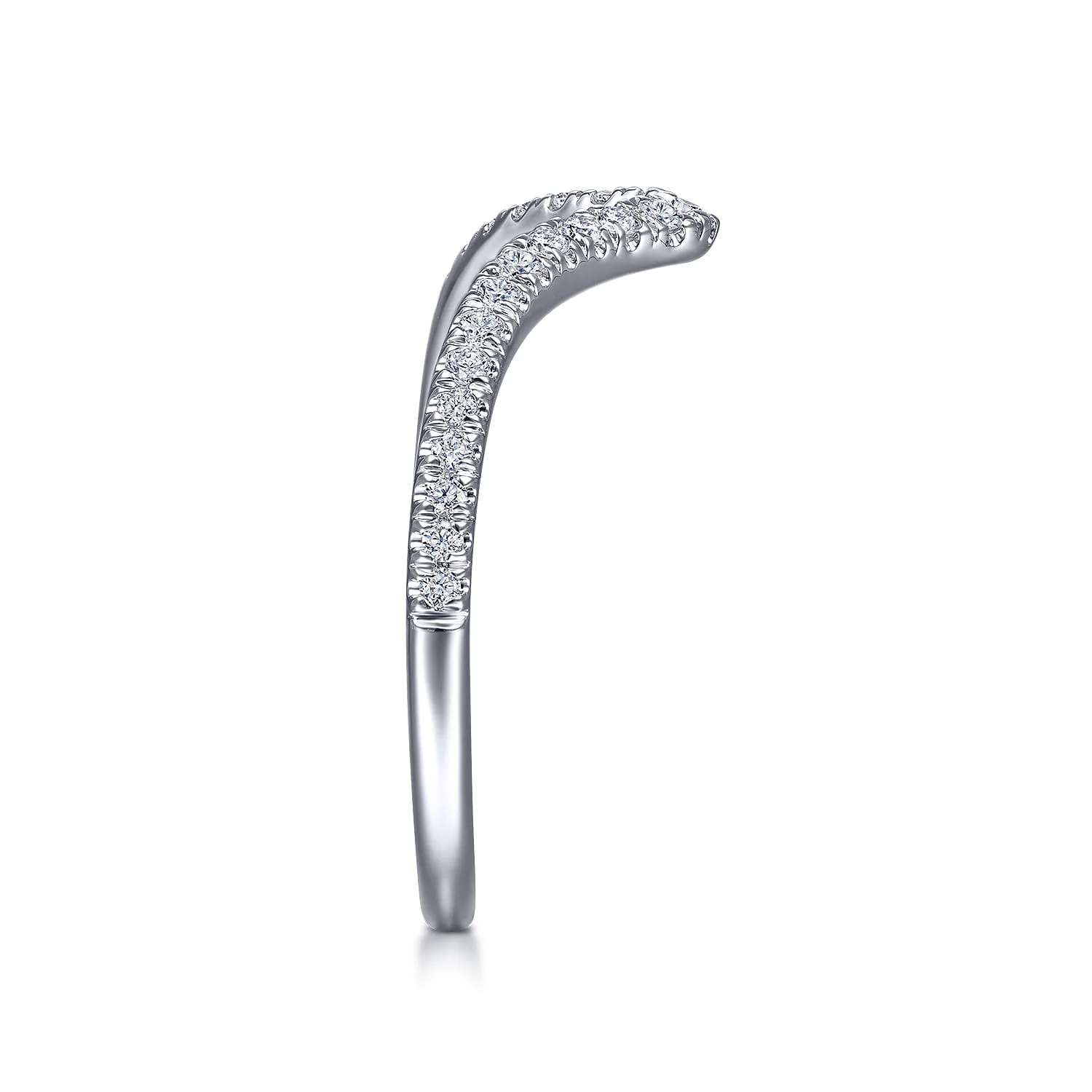 Matching Wedding Band in 14K White Gold, photograph 5