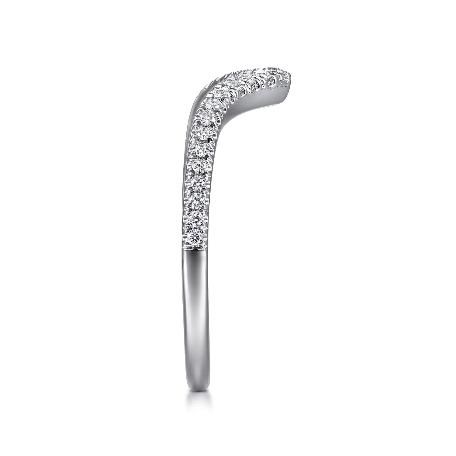 Matching Wedding Band in 14K White Gold, photograph 5