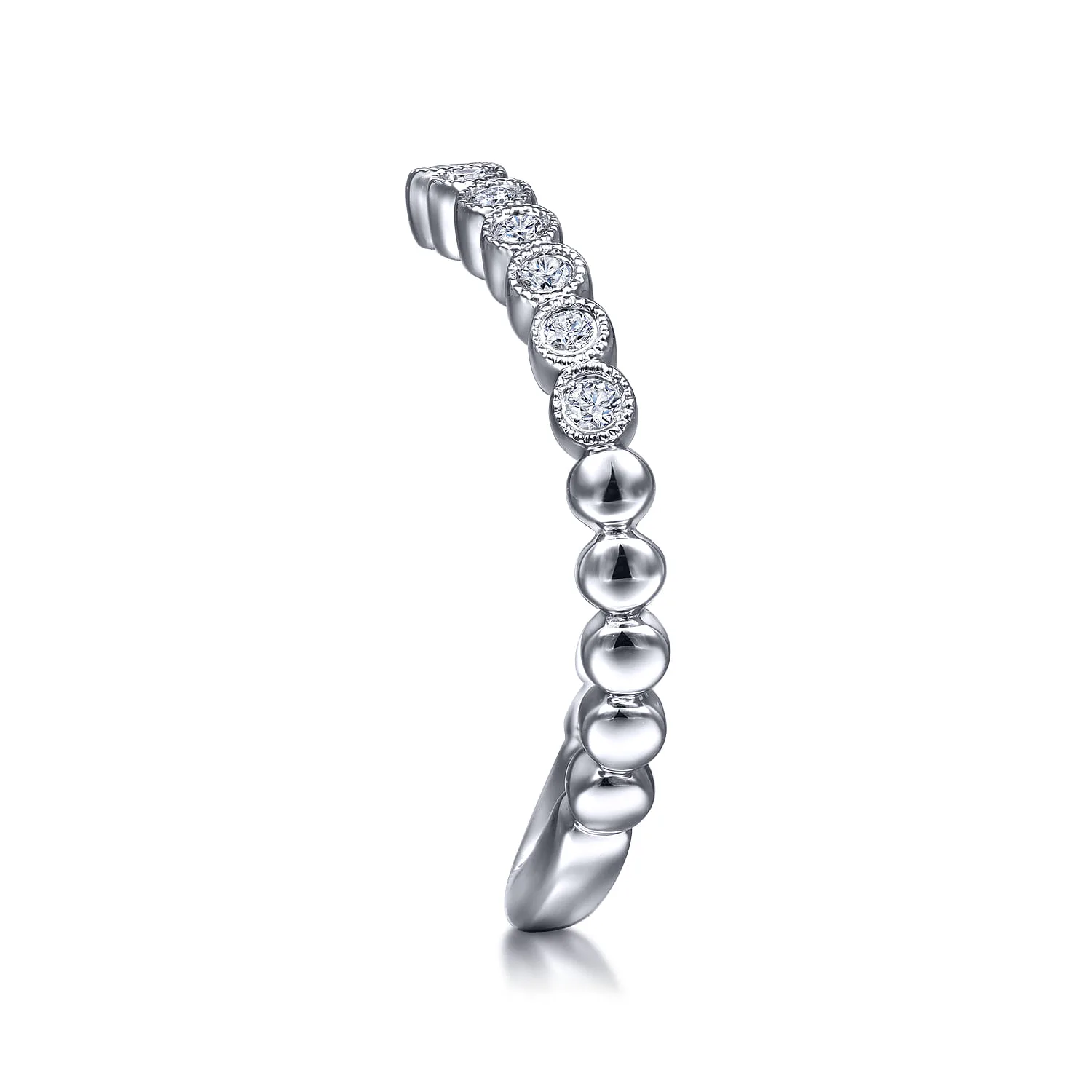 Matching Wedding Band in 14K White Gold, photograph 5