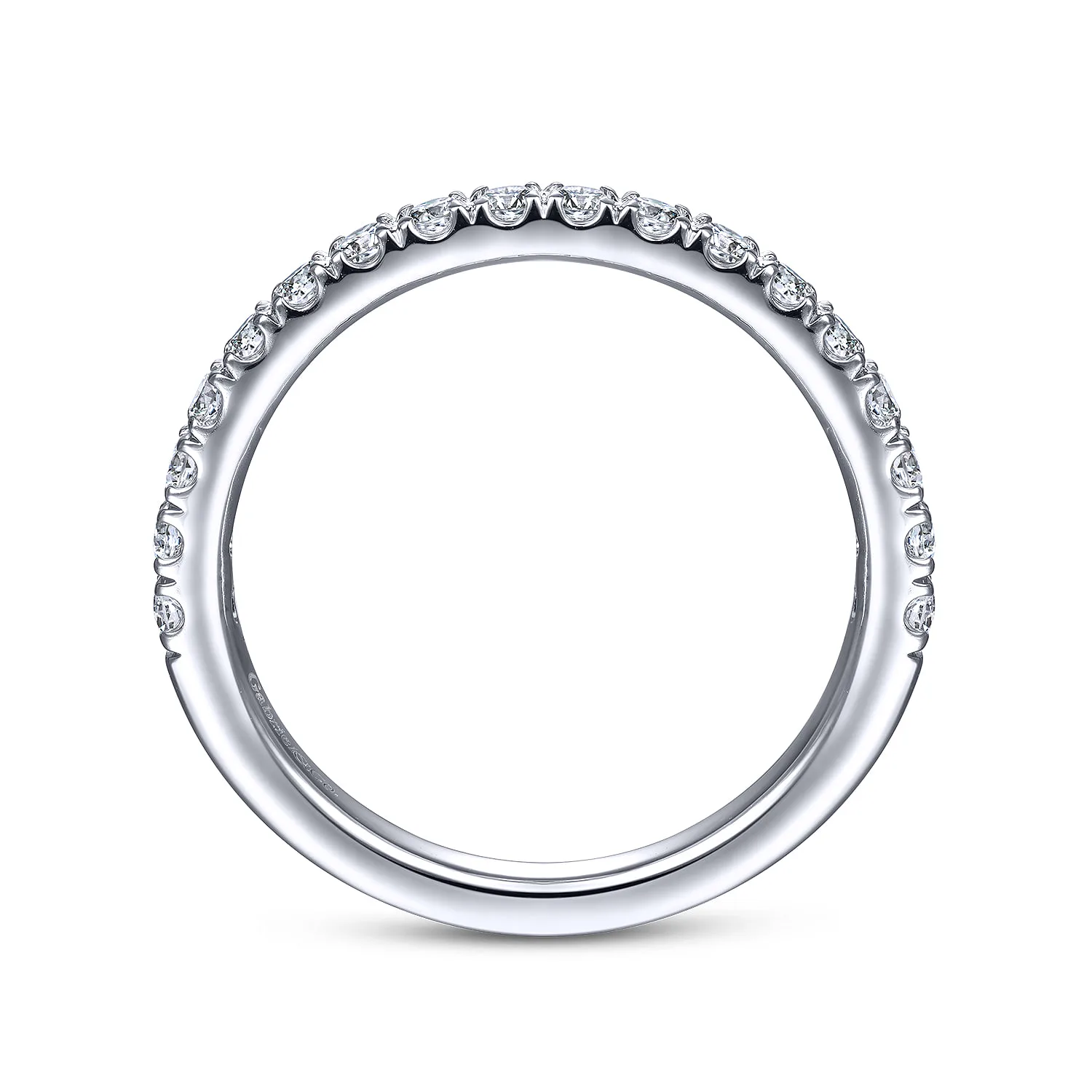 Matching Wedding Band in 14K White Gold, photograph 2