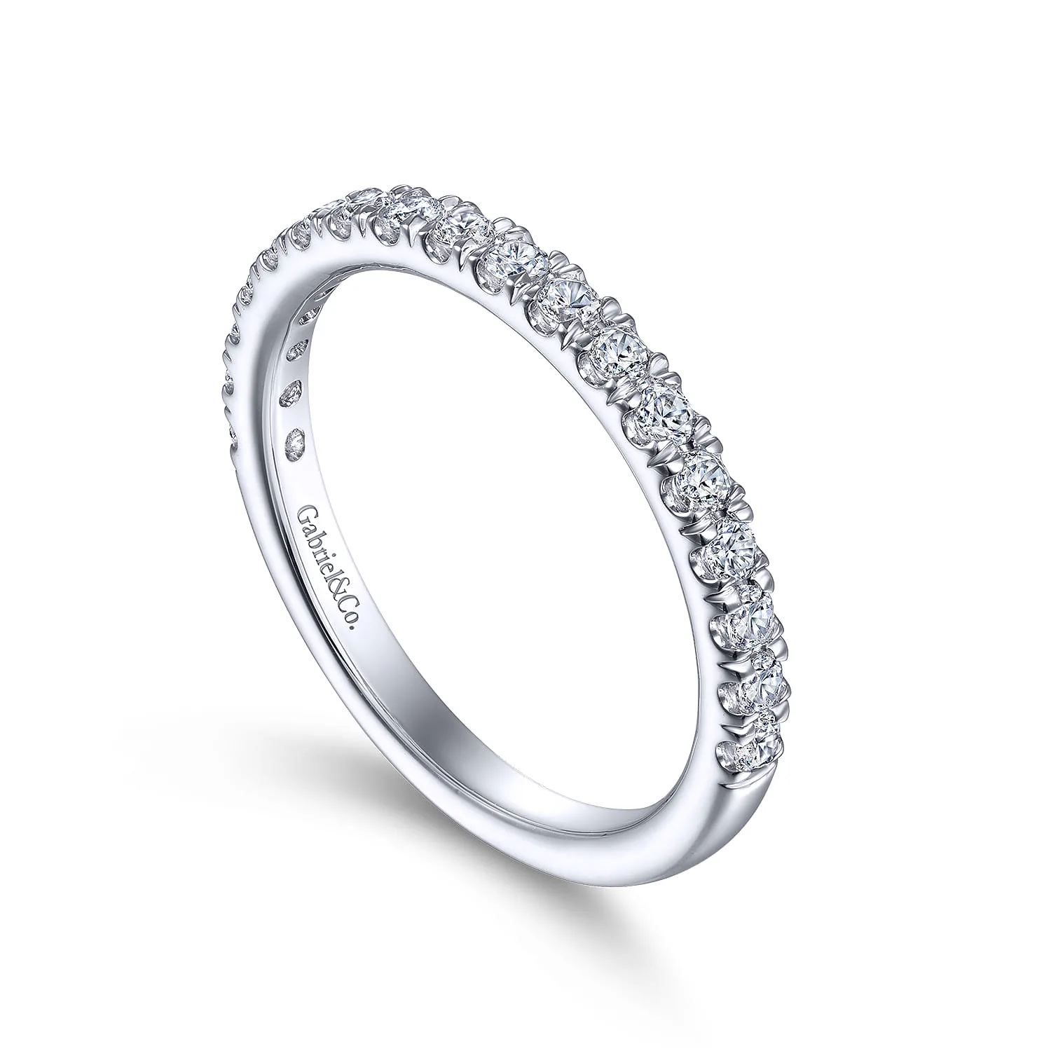 Matching Wedding Band in 14K White Gold, photograph 3
