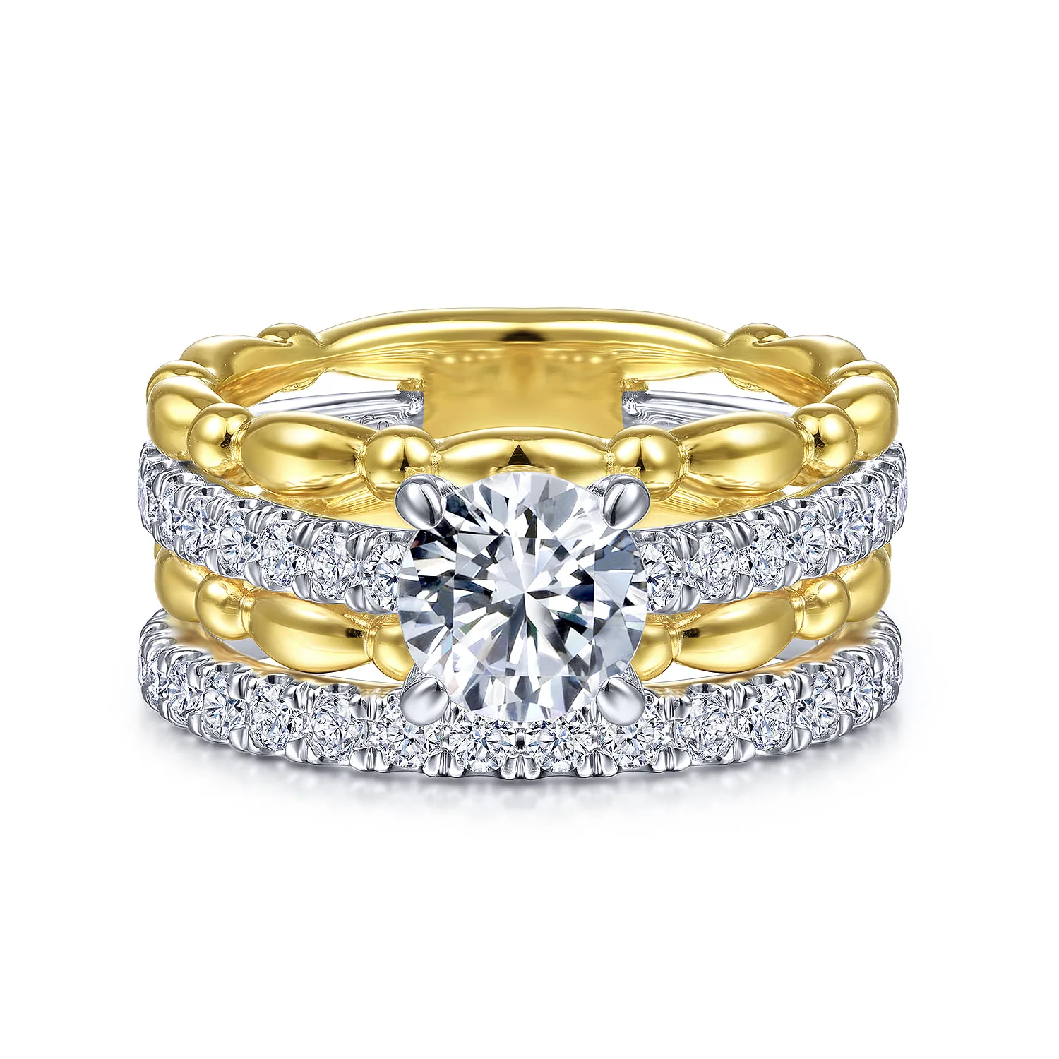 Matching Wedding Band in 14K White Gold, photograph 4