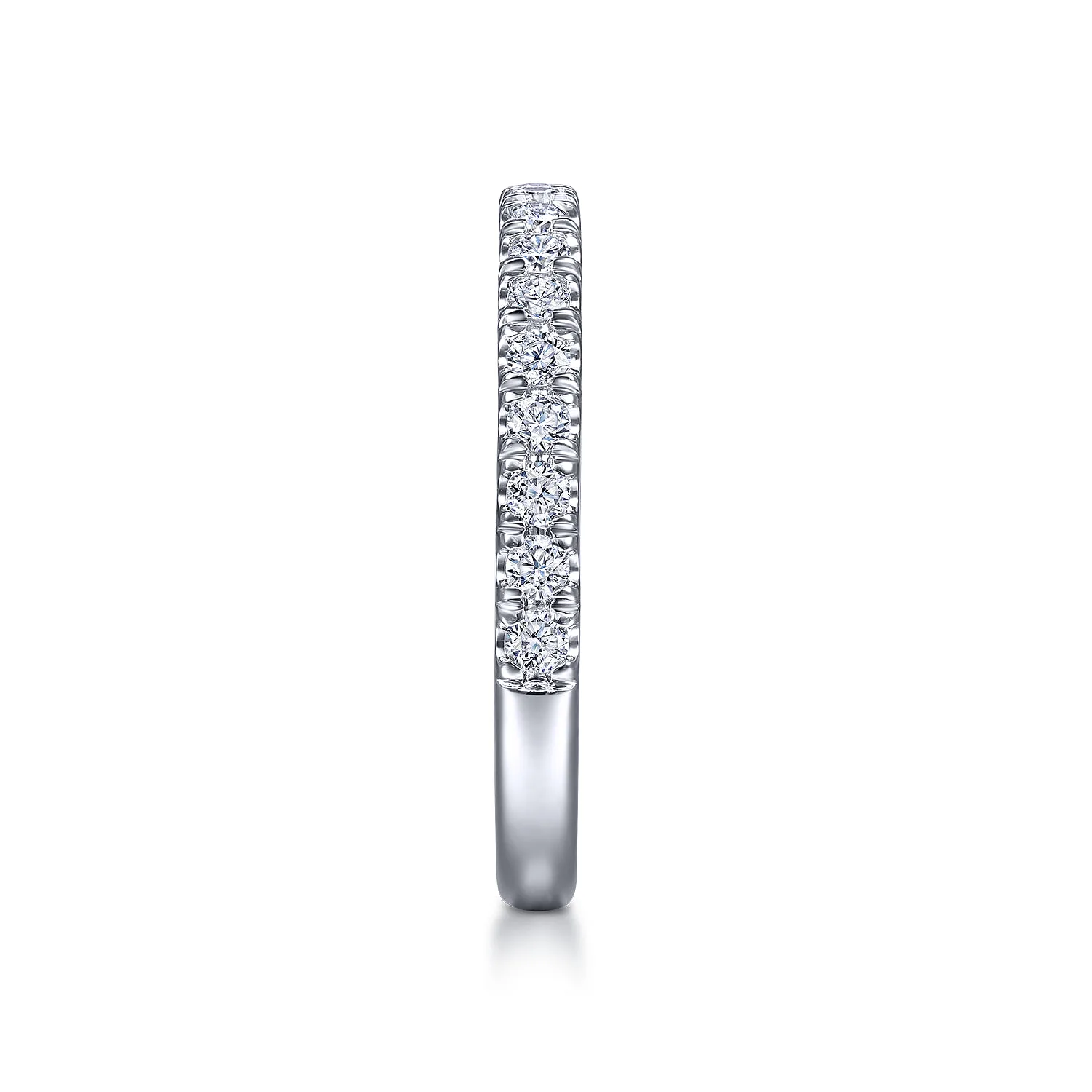 Matching Wedding Band in 14K White Gold, photograph 5