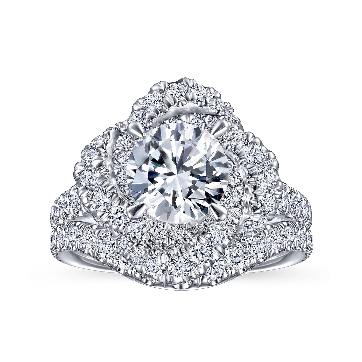 Matching Wedding Band in 14K White Gold, photograph 4