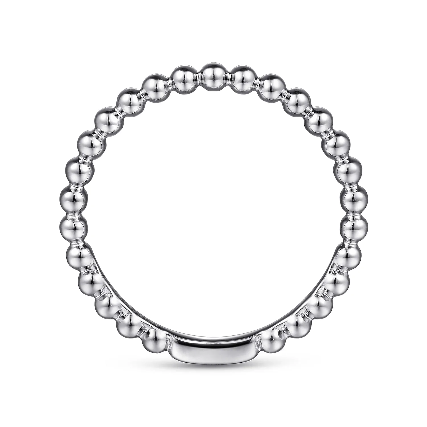 Diamond Matching Wedding Band in 14K White Gold, photograph 2