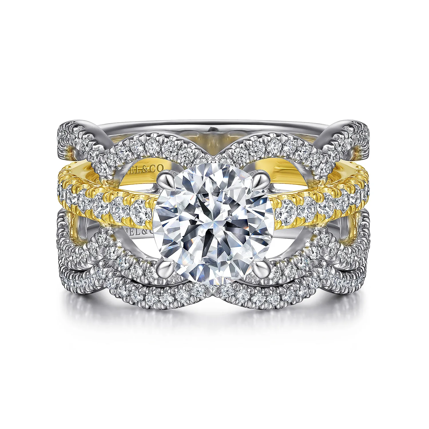 Diamond Matching Wedding Band in 14K White Gold, photograph 4