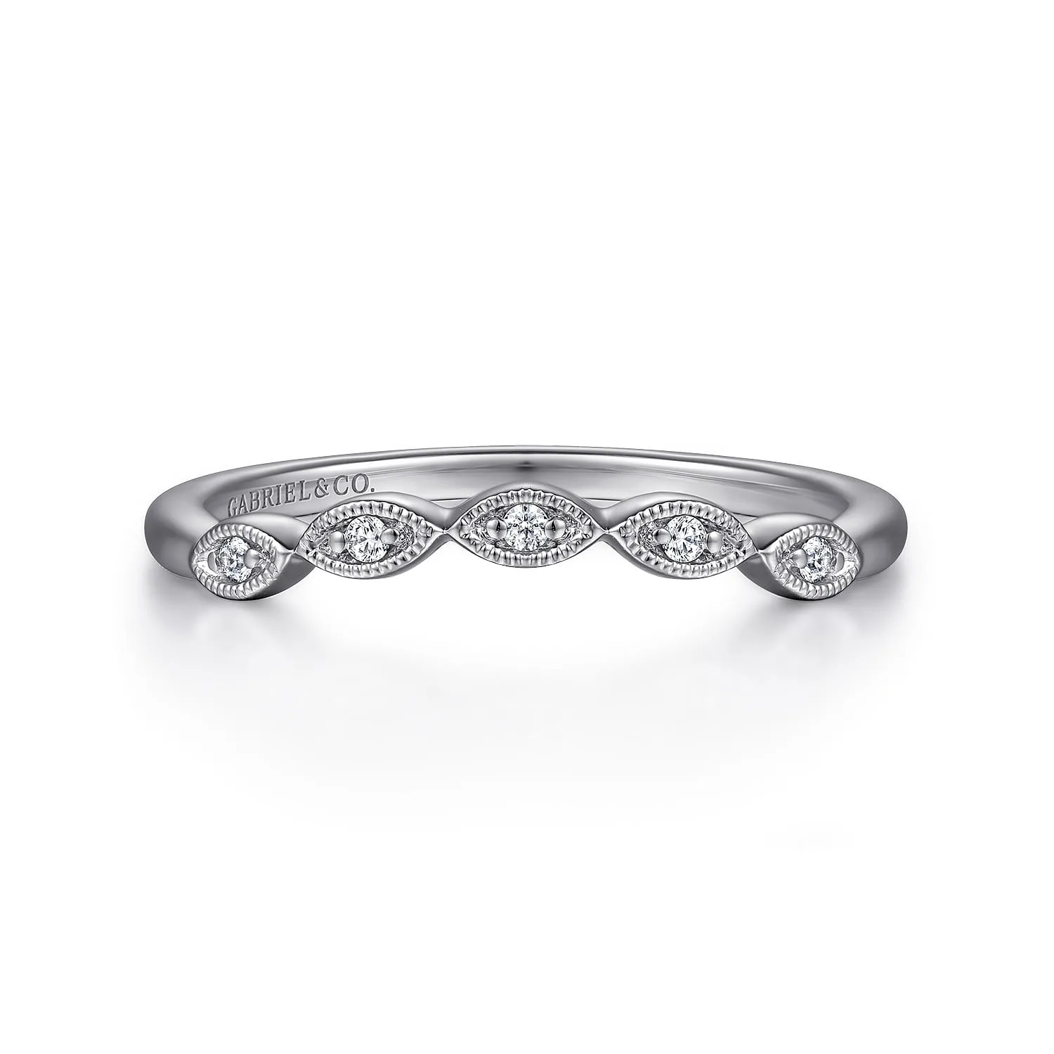 Vintage Diamond Matching Wedding Band
