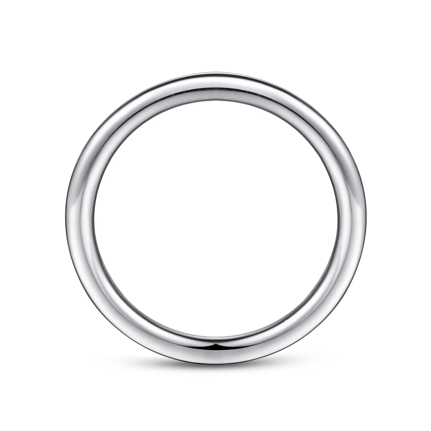 Matching Wedding Band in 14K White Gold, photograph 2