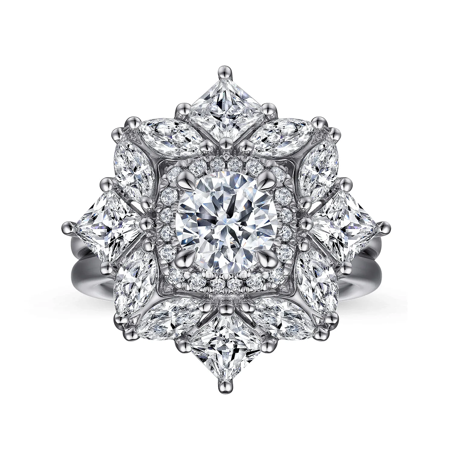 Matching Wedding Band in 14K White Gold, photograph 4