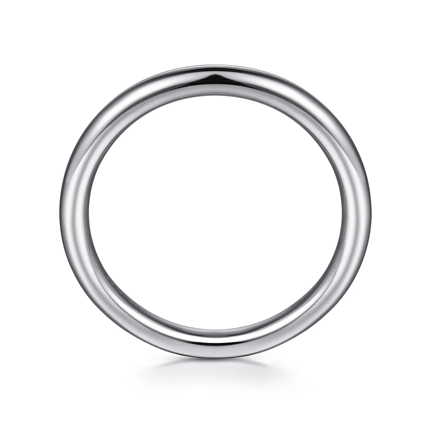 Diamond Matching Wedding Band in 14K White Gold, photograph 2