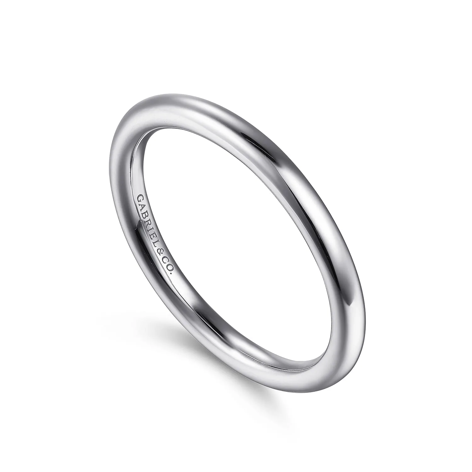 Diamond Matching Wedding Band in 14K White Gold, photograph 3
