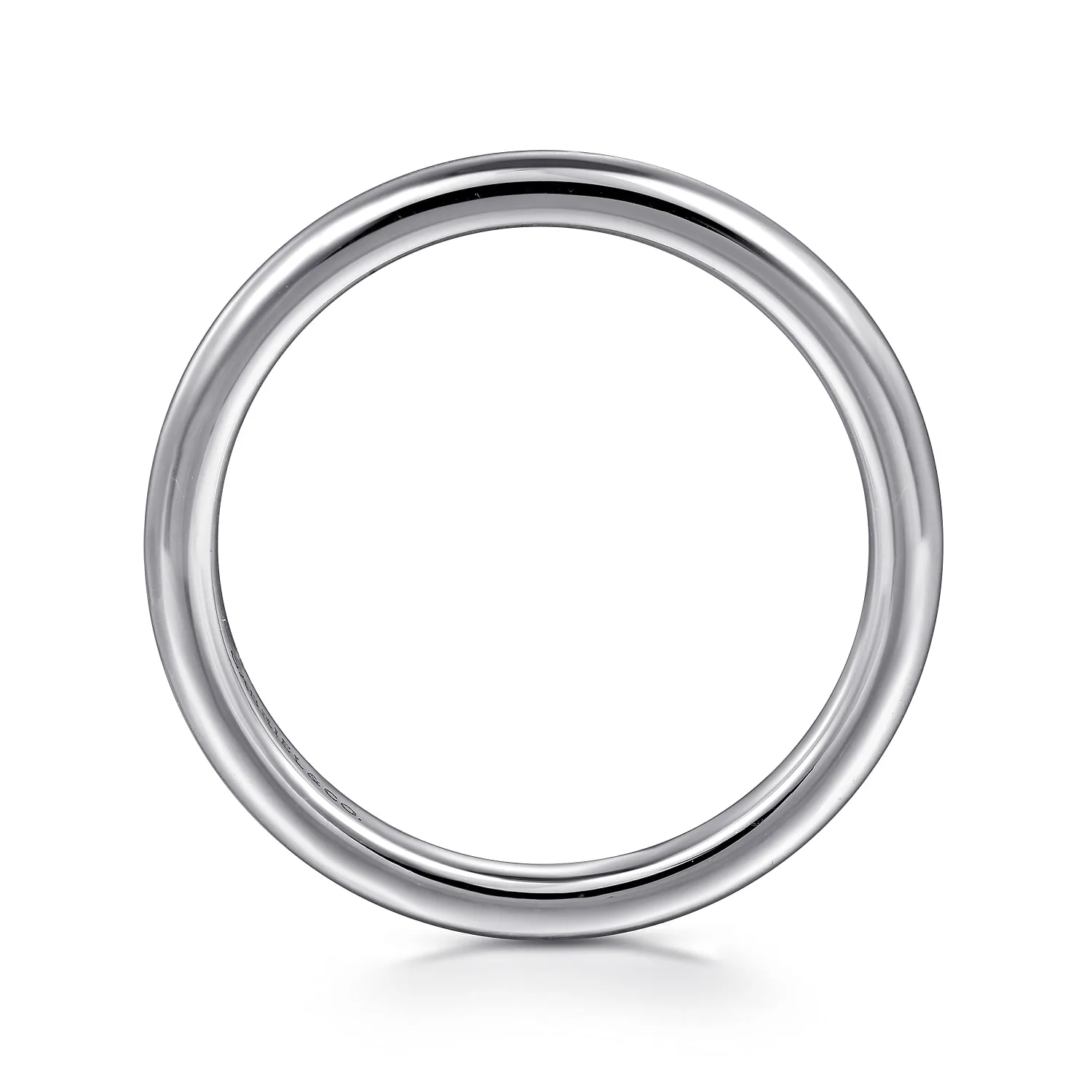 Diamond Wedding Band in 14K White Gold, photograph 2
