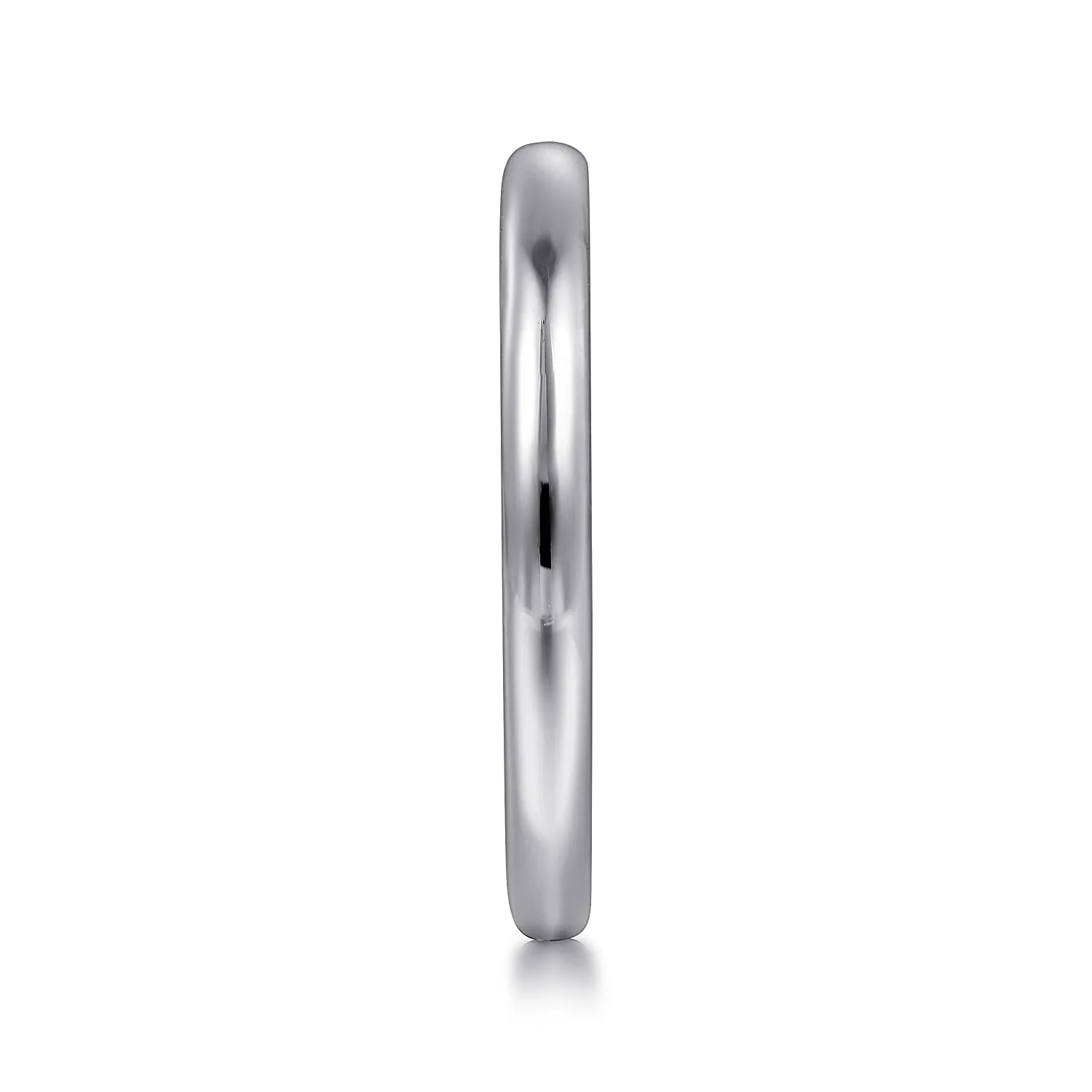Diamond Wedding Band in 14K White Gold, photograph 5