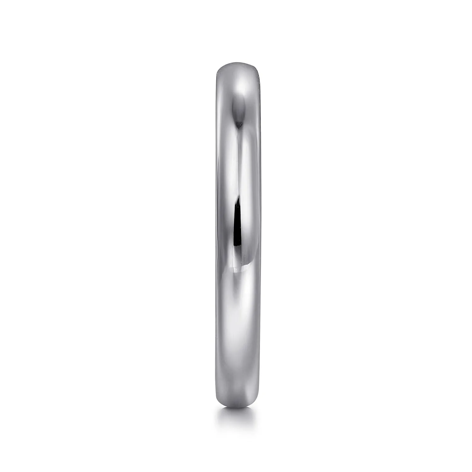 Diamond Wedding Band in 14K White Gold, photograph 5