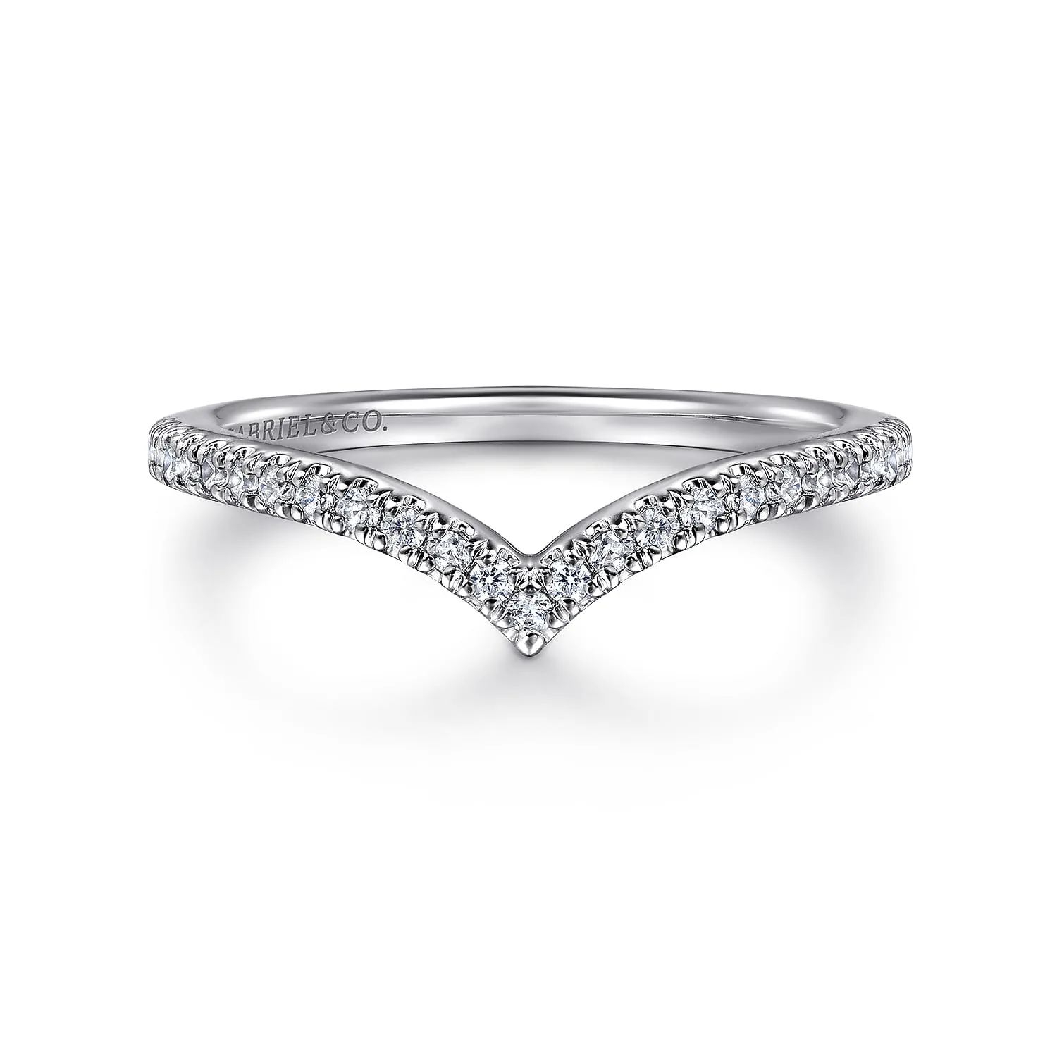 Diamond Wedding Band in 14K White Gold