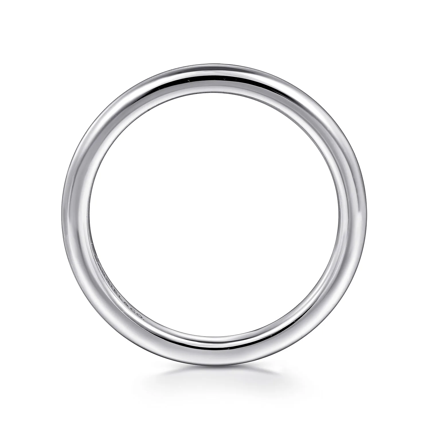 Diamond Matching Wedding Band in 14K White Gold, photograph 2