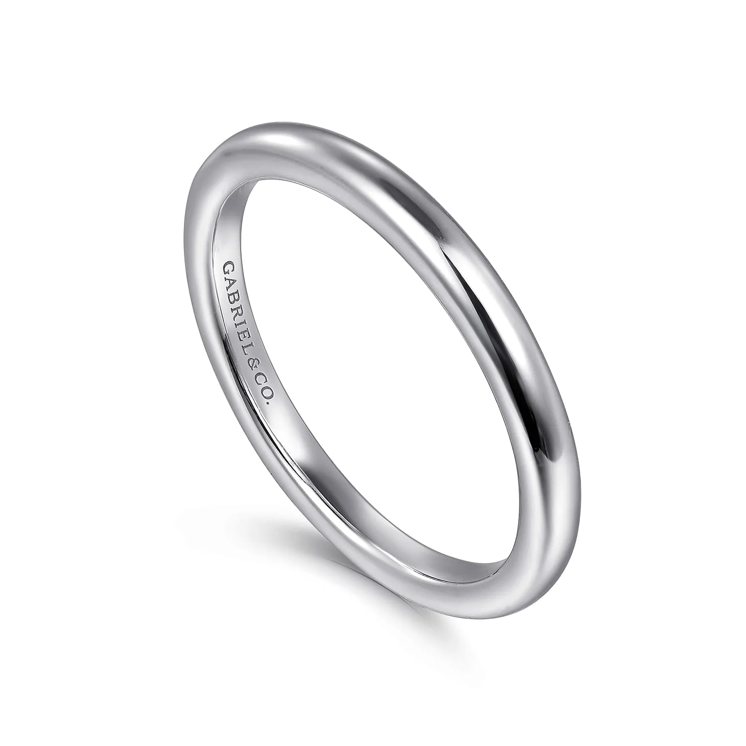 Diamond Matching Wedding Band in 14K White Gold, photograph 3