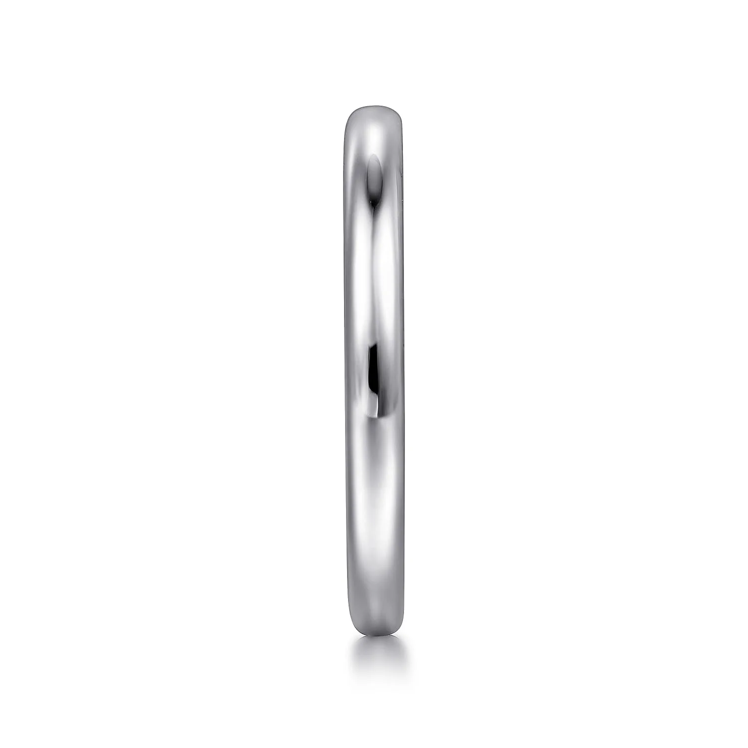 Diamond Matching Wedding Band in 14K White Gold, photograph 5