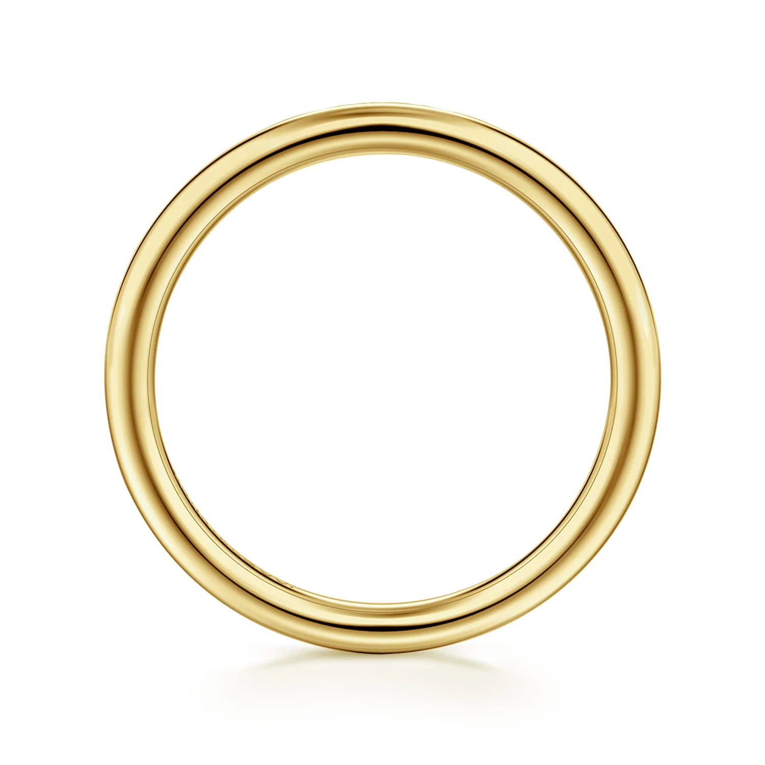 Matching Wedding Band in 14K Yellow Gold, photograph 2