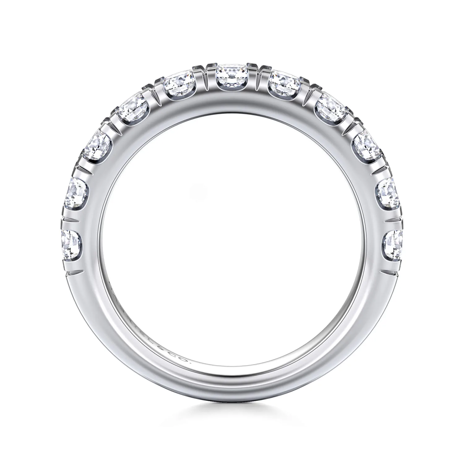 Matching Wedding Band in 14K White Gold, photograph 2