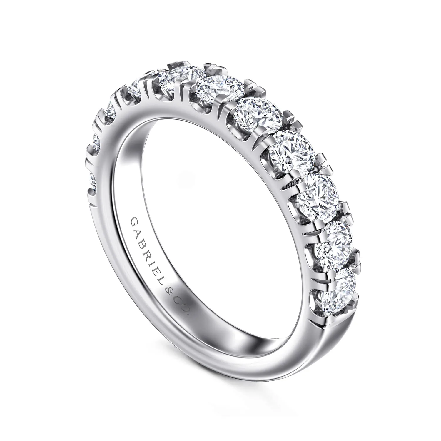 Matching Wedding Band in 14K White Gold, photograph 3