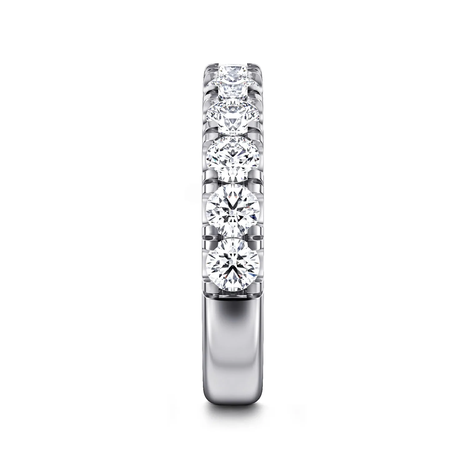 Matching Wedding Band in 14K White Gold, photograph 5