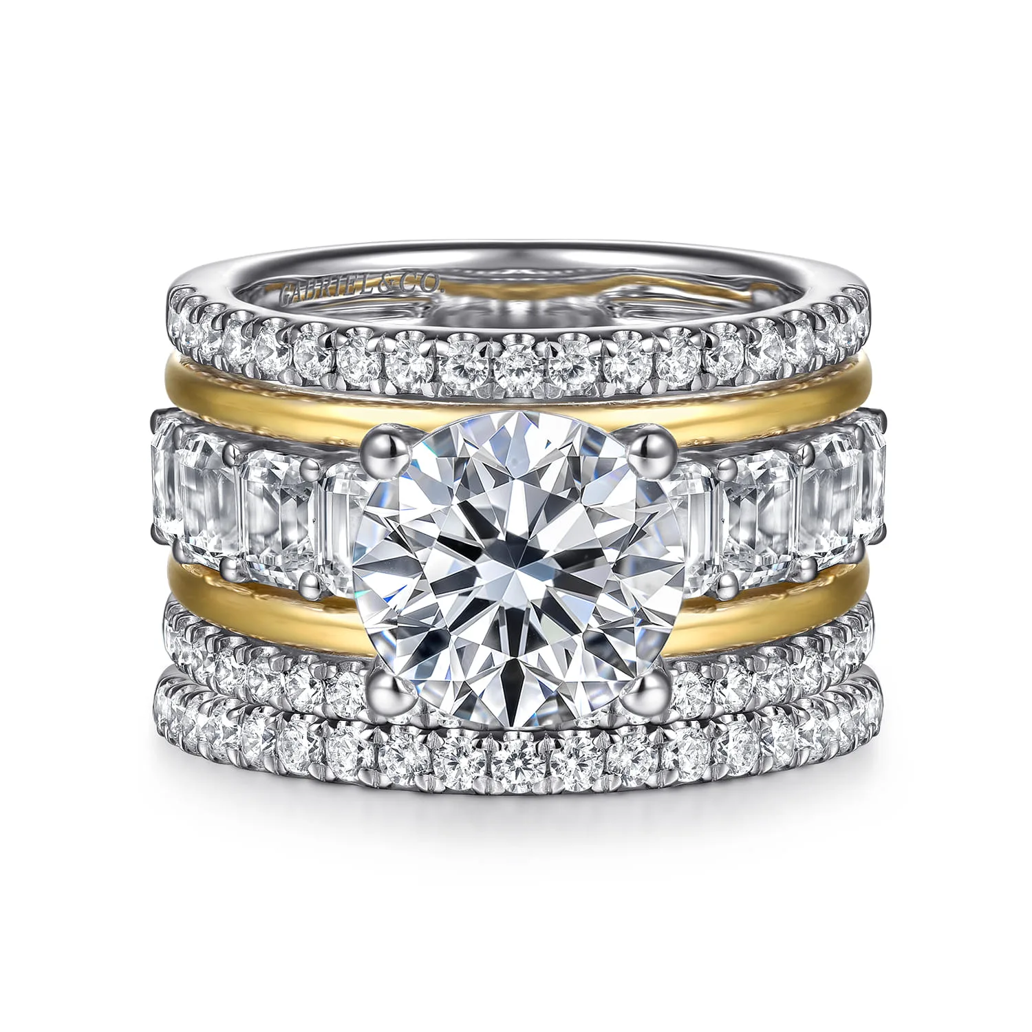 Diamond Wedding Band in 14K White Gold, photograph 4
