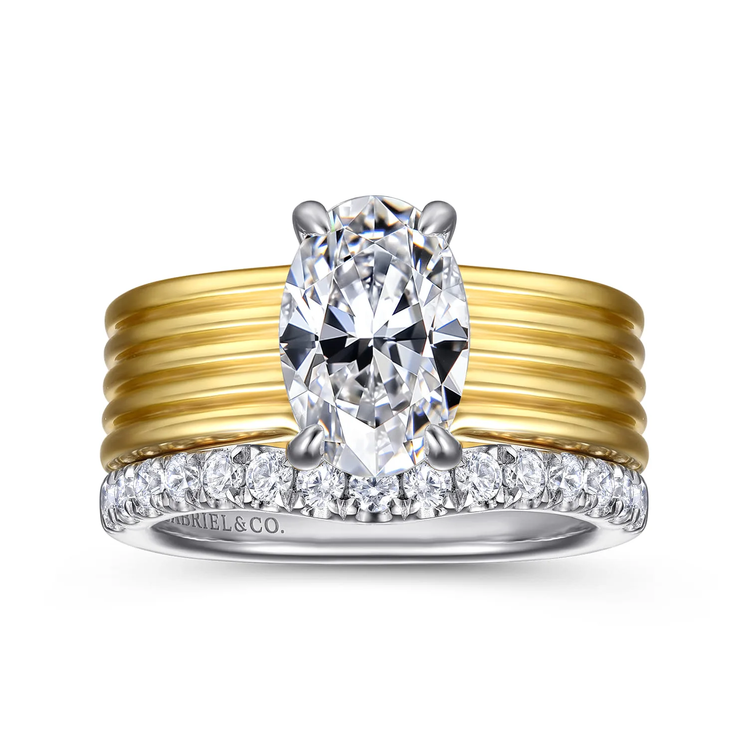 Diamond Wedding Band in 14K White Gold, photograph 4
