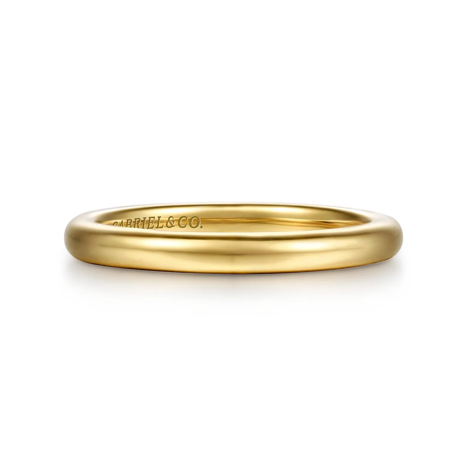 Wedding Band in 14K Yellow Gold