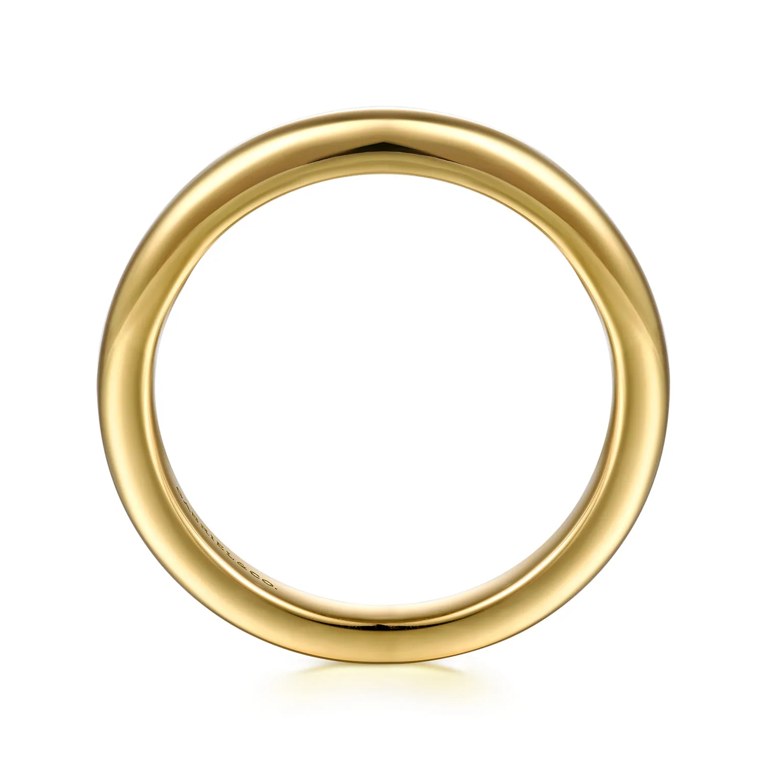 Wedding Band in 14K Yellow Gold, photograph 2